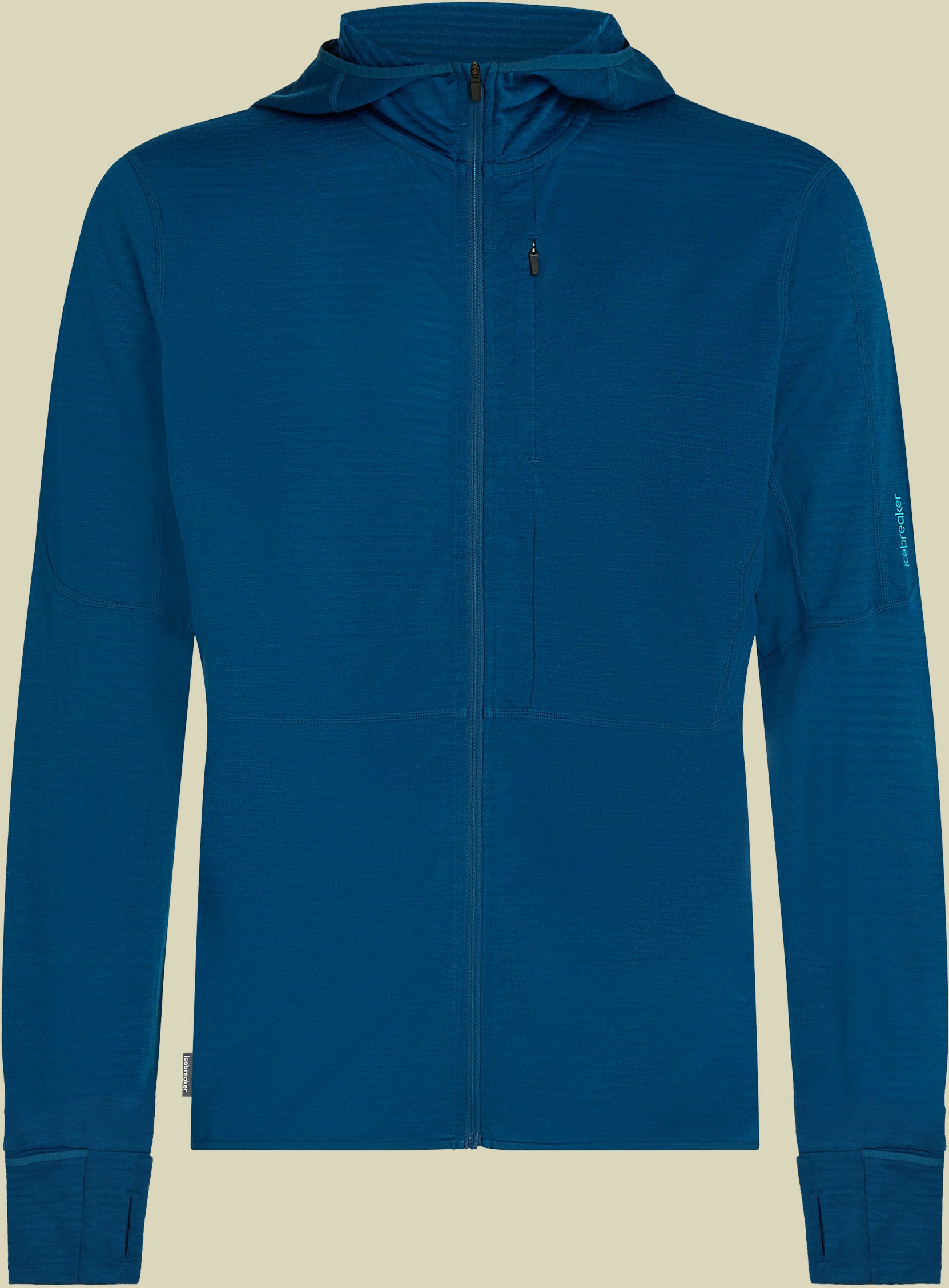 Merino 200 Realfleece Descender LS Zip Hoodie Men XL blau - atlantis/arctic