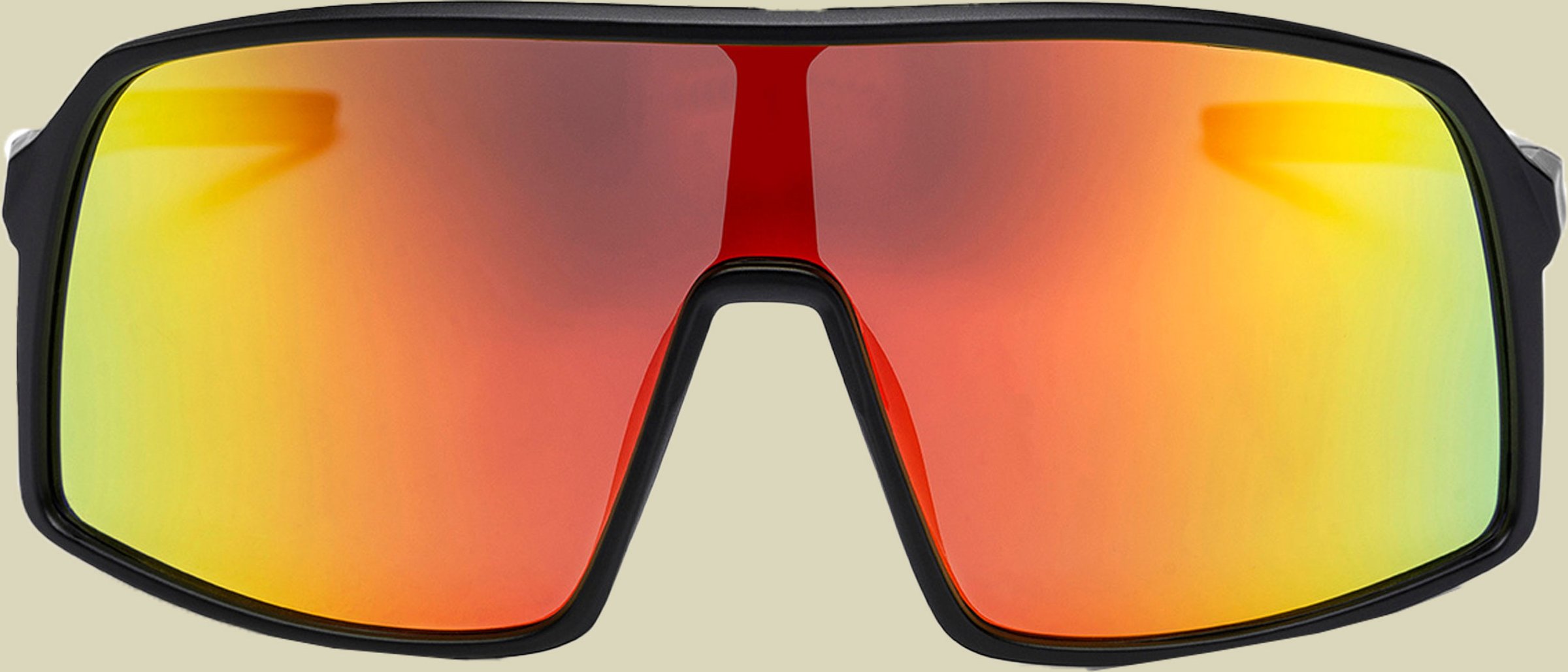 Erica matte black/red mirror