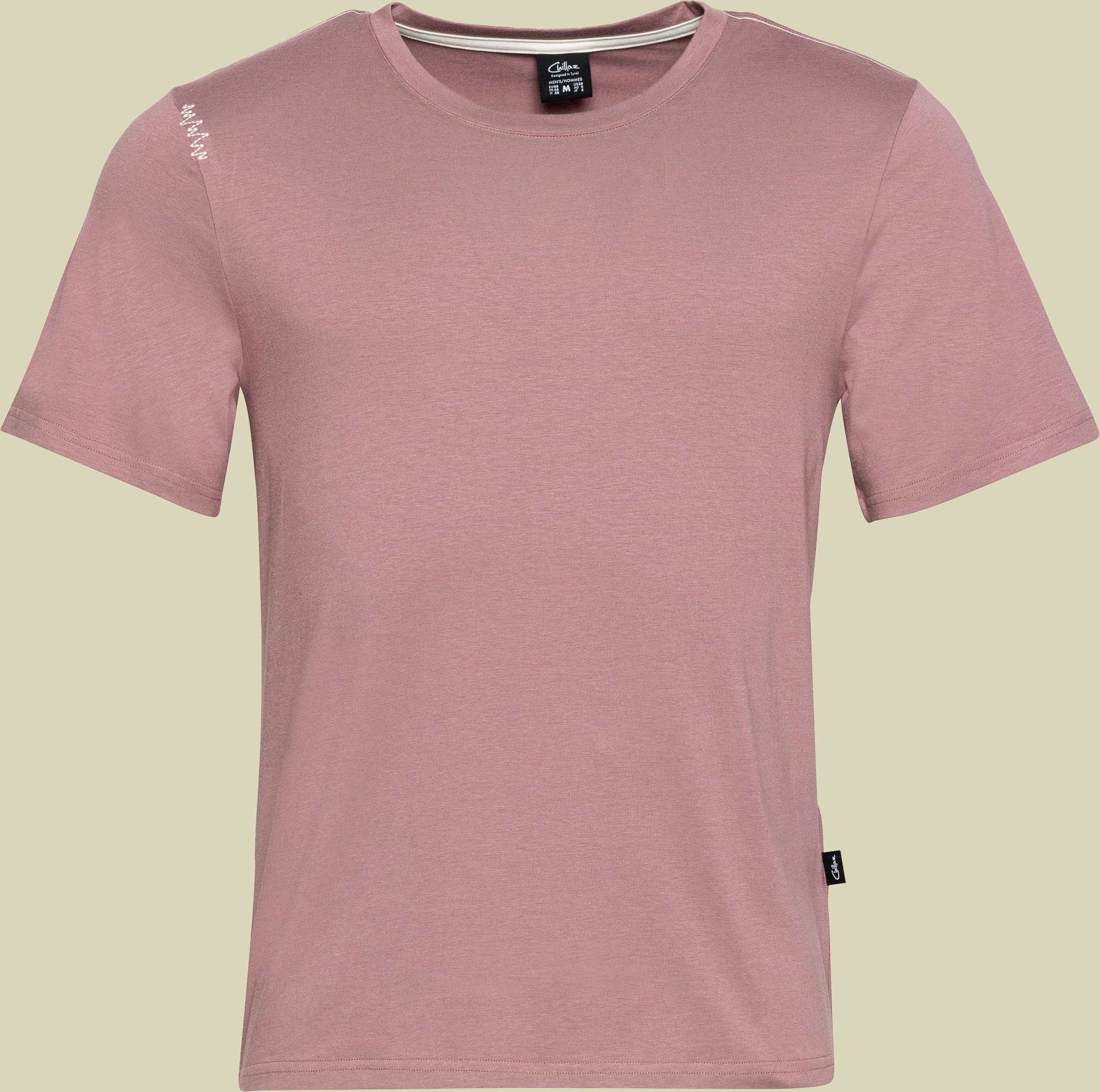 Bozen Mountain Logo Men L rosa- Farbe wine