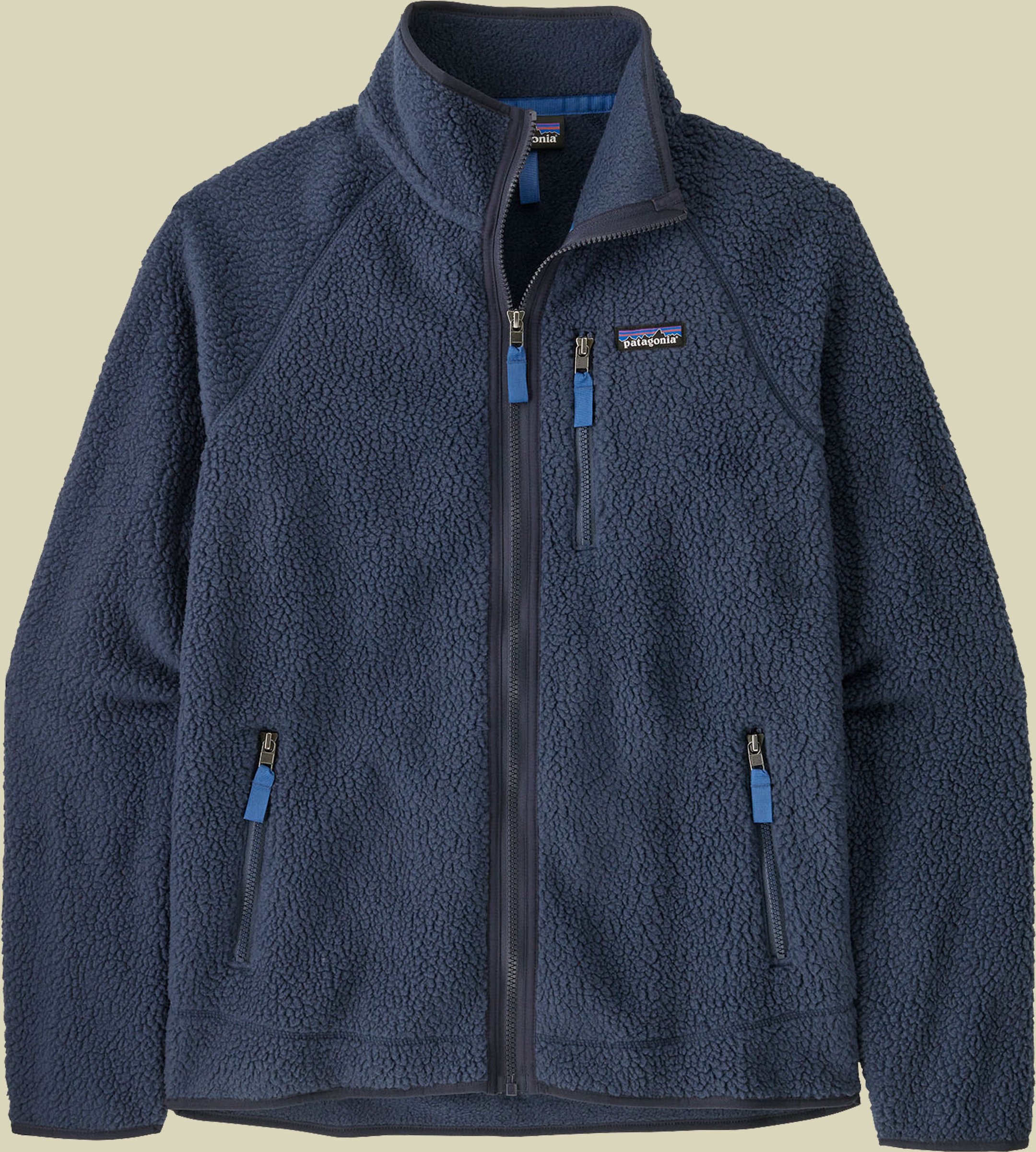 Retro Pile Jacket Men blau II XL - new navy w/sunken blue