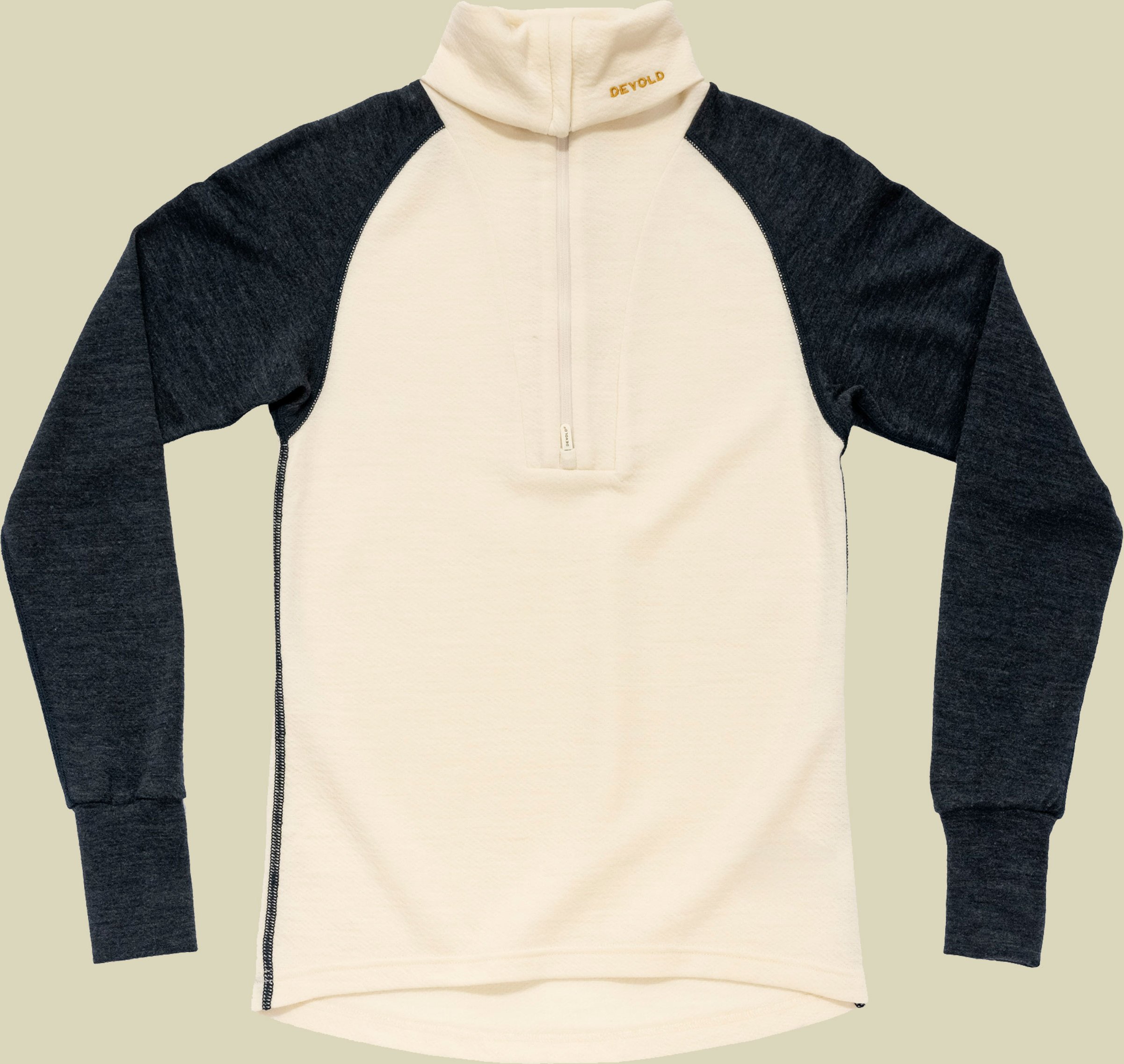 Expedition Merino Silk Zip Man XL mehrfarbig - ink/offwhite