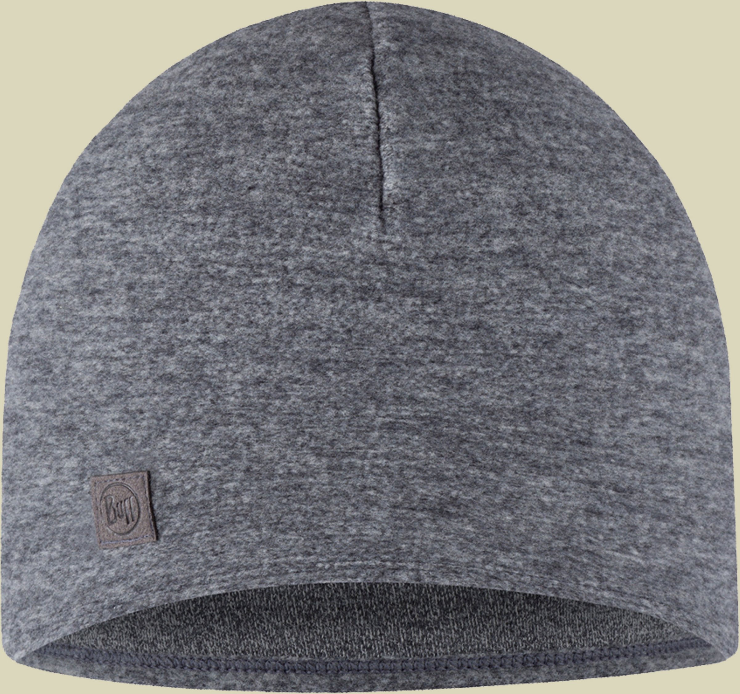 Merino Fleece Beanie one size grau - solid grey