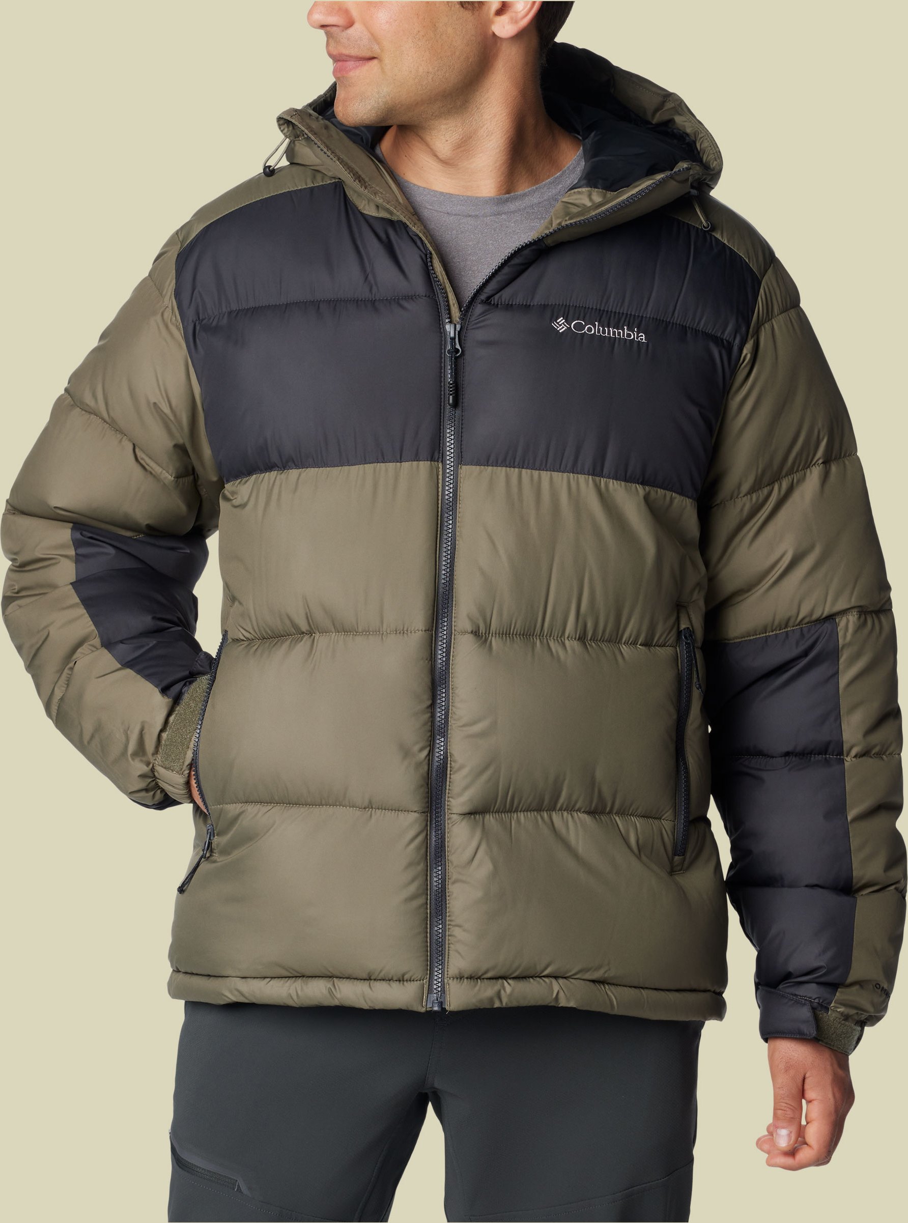Pike Lake II Hooded Jacket Men Größe XL Farbe stone green
