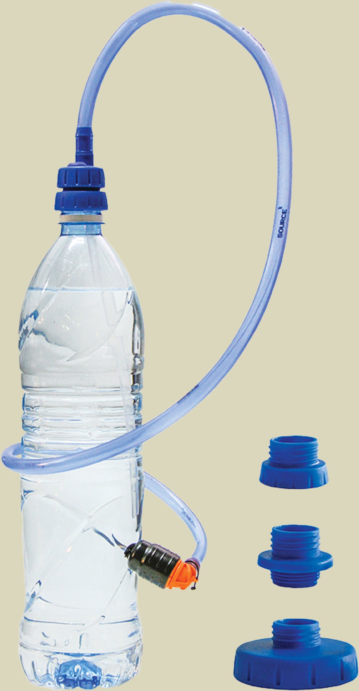 Convertube Sigg/Nalgene/Evian/PET 2023 Farbe transparent blue