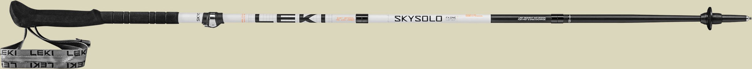 Skysolo FX.One Carbon white-black-orange 120 cm