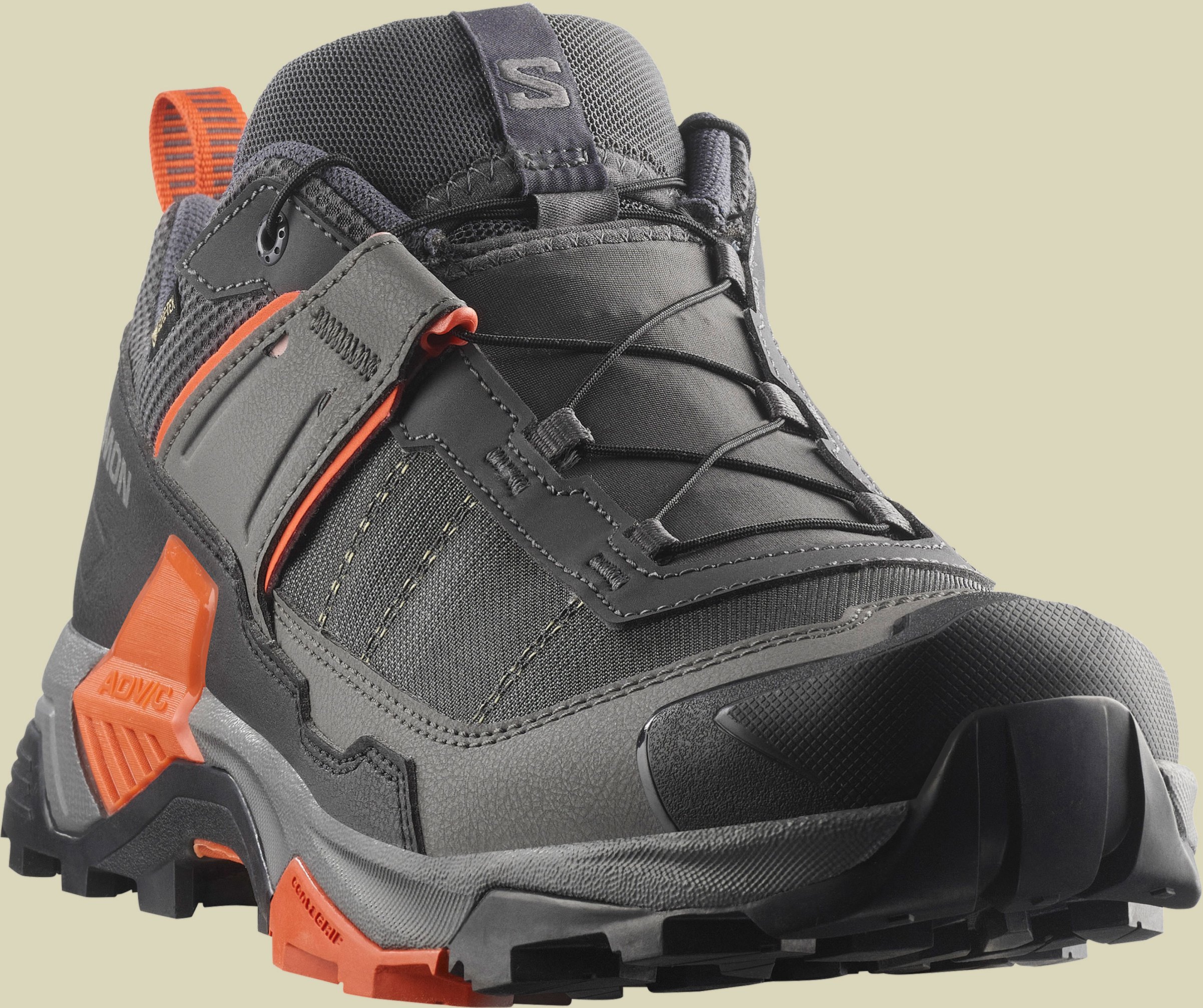 X Ultra 5 GTX Men UK 10,5 grün - Farbe asphalt/castlerock/burnt ochre