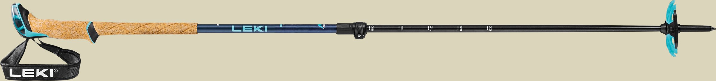 Bernina Lite 2 Länge 100-135cm Farbe denimblue-midnight blue-mint