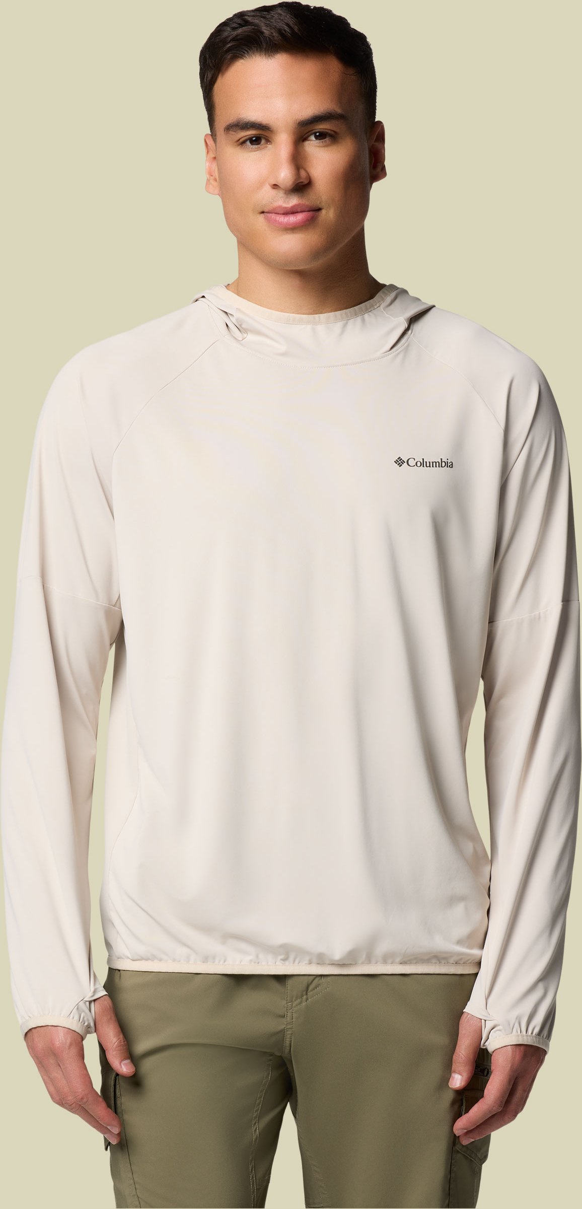 Skien Valley Hoodie Men L beige - dark stone