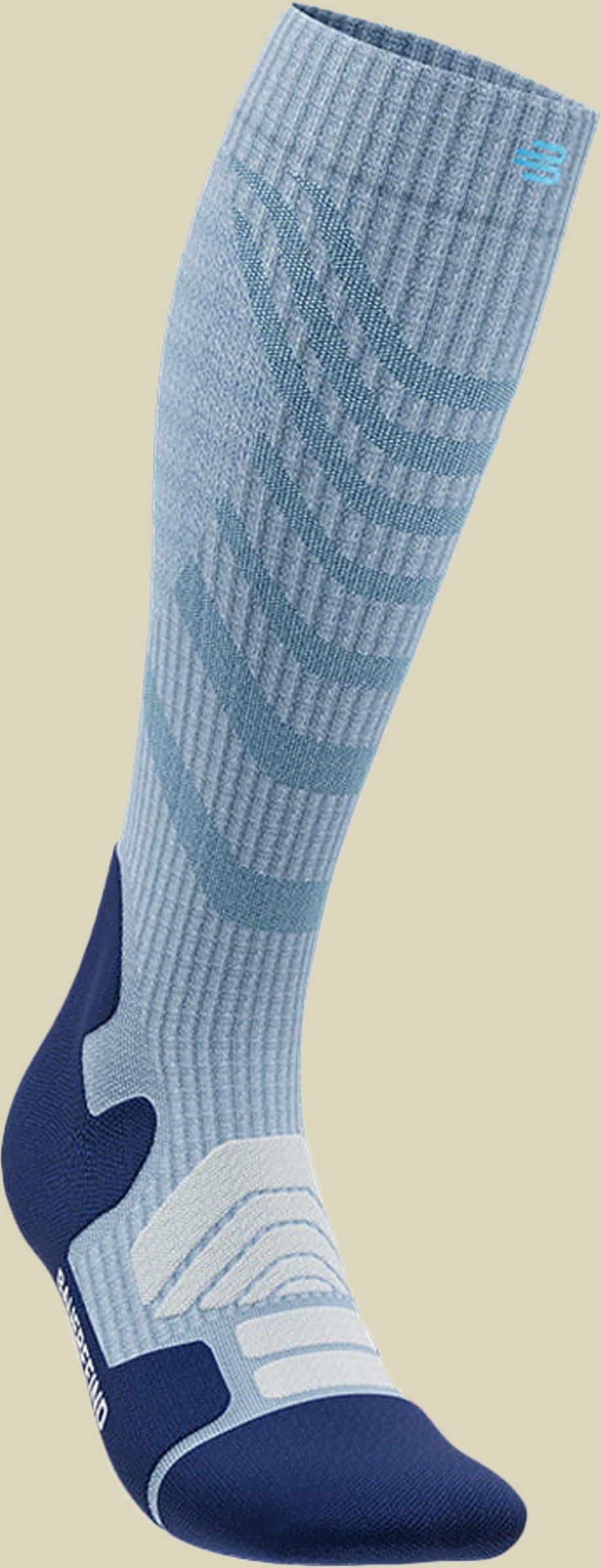 Outdoor Merino Compression Socks Women 35-38 L blau - sky blue