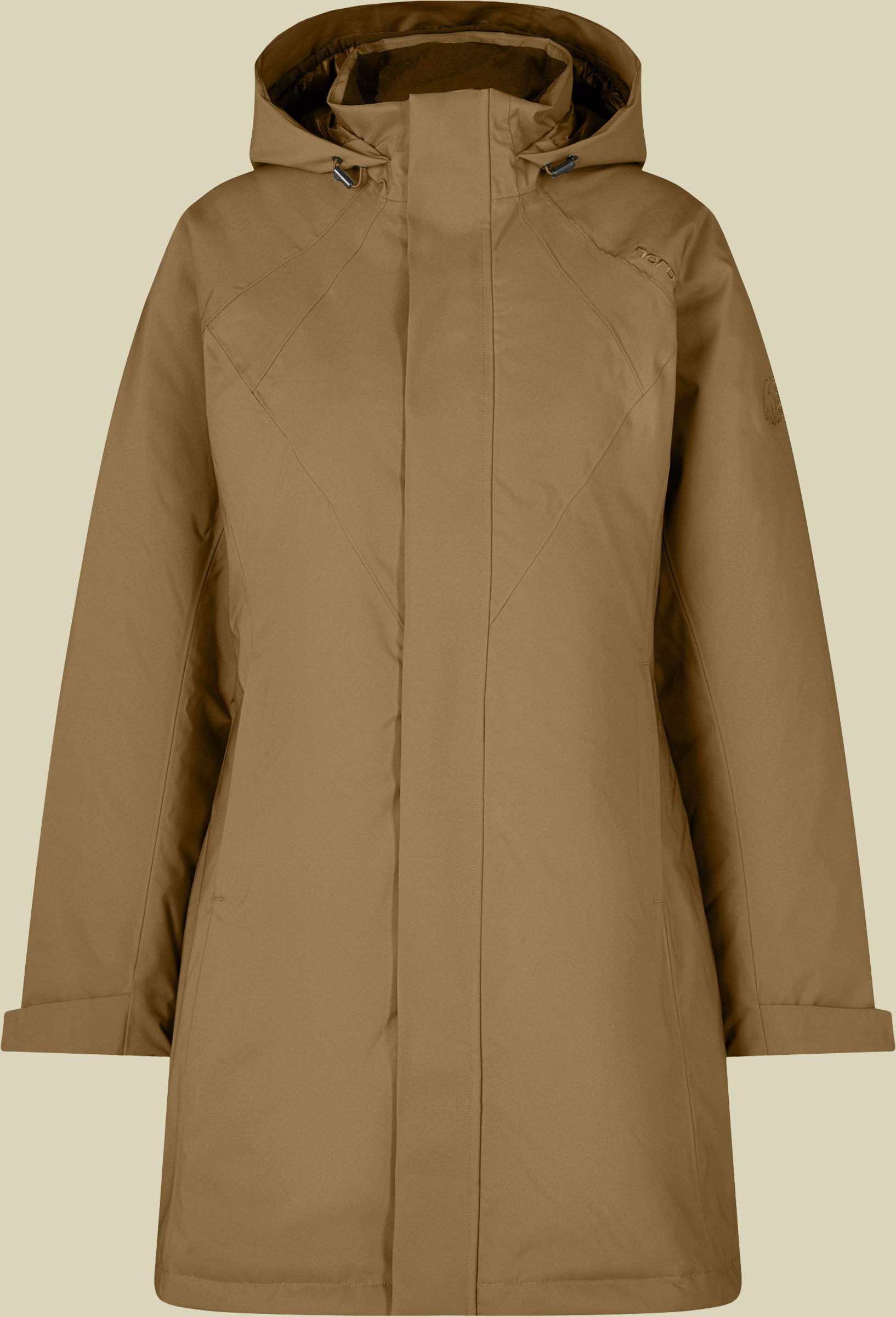 Vigdis Down Coat Women S braun - dull gold brown