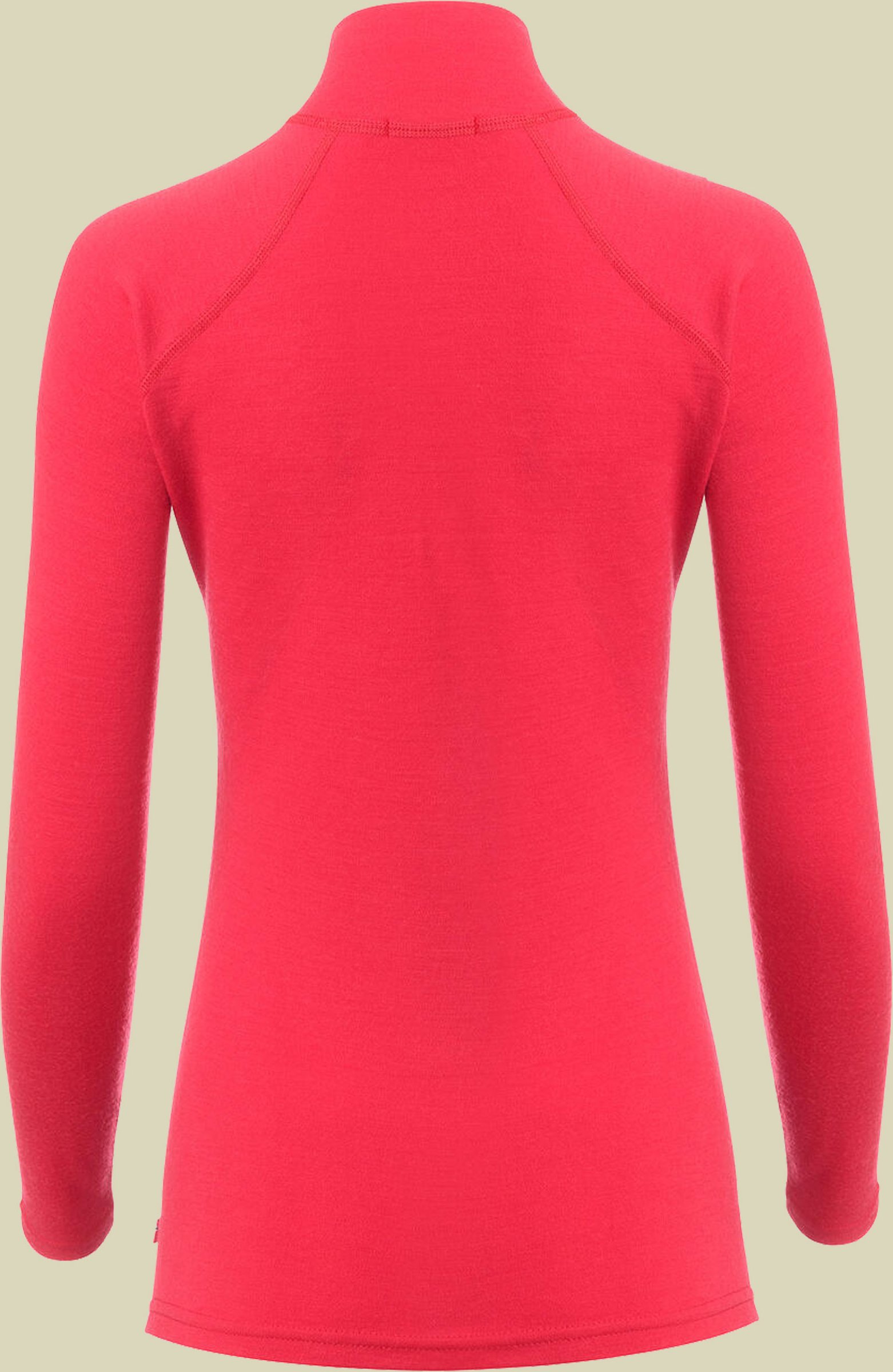 Thumbnail - WarmWool Mock Neck W/ZIP Woman rot M - jester red