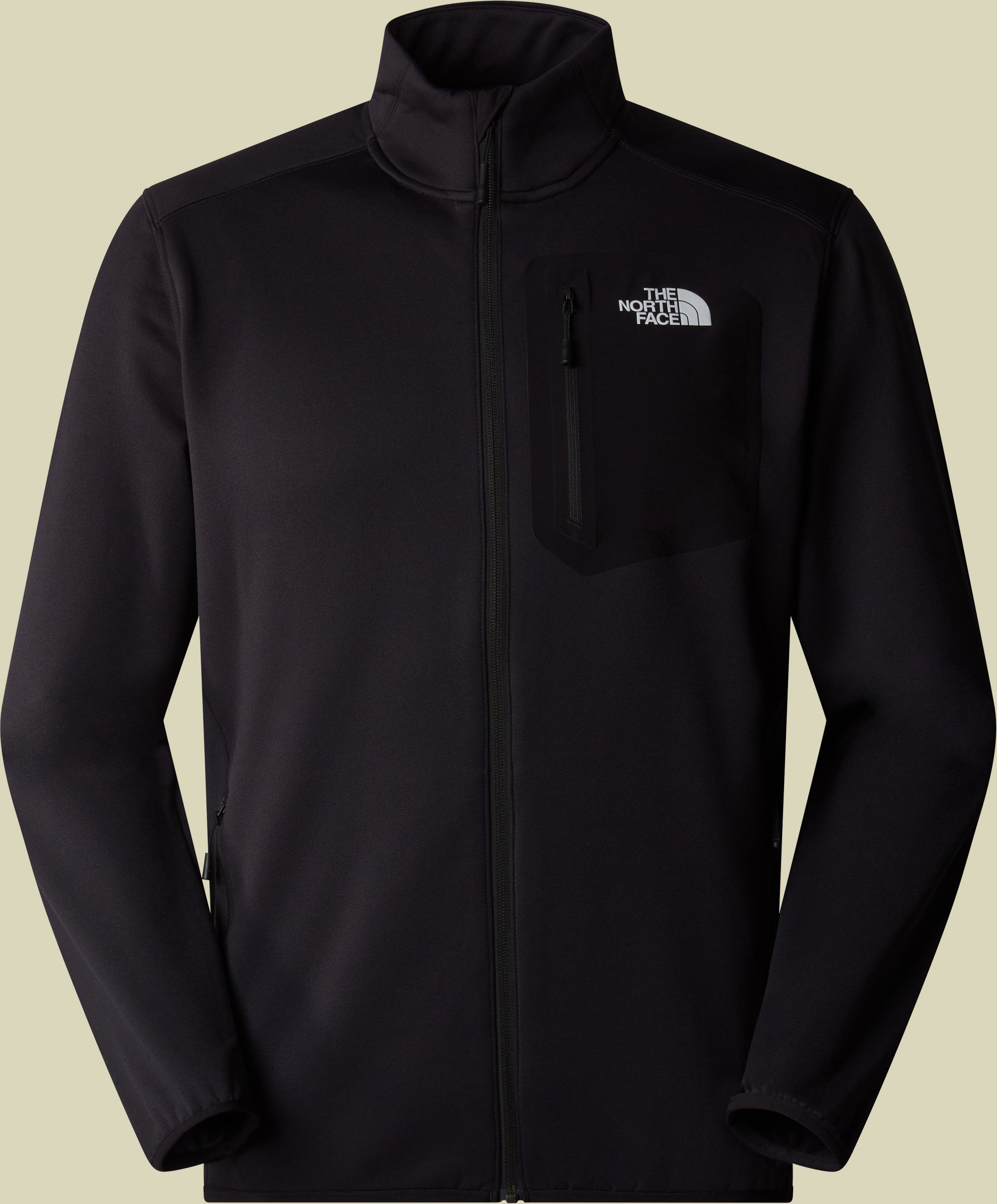Crest Full Zip Men L schwarz - TNF black