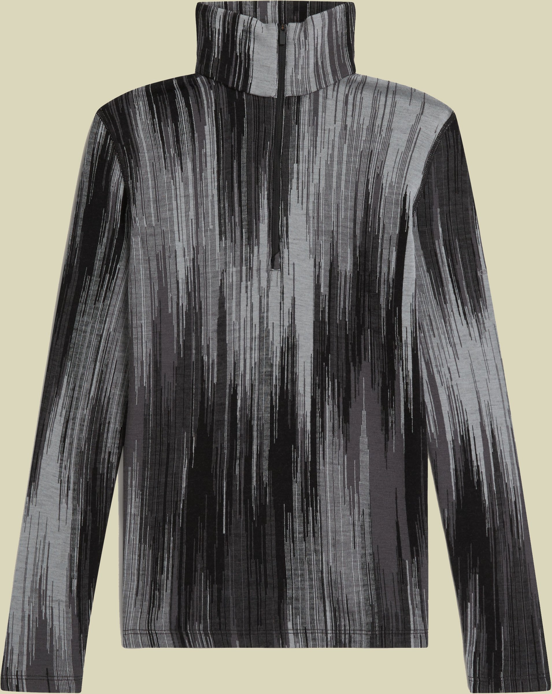 Merino 260 Vertex LS Half Zip Peak AOP Women XL grau - black/obsidian/alloy/J