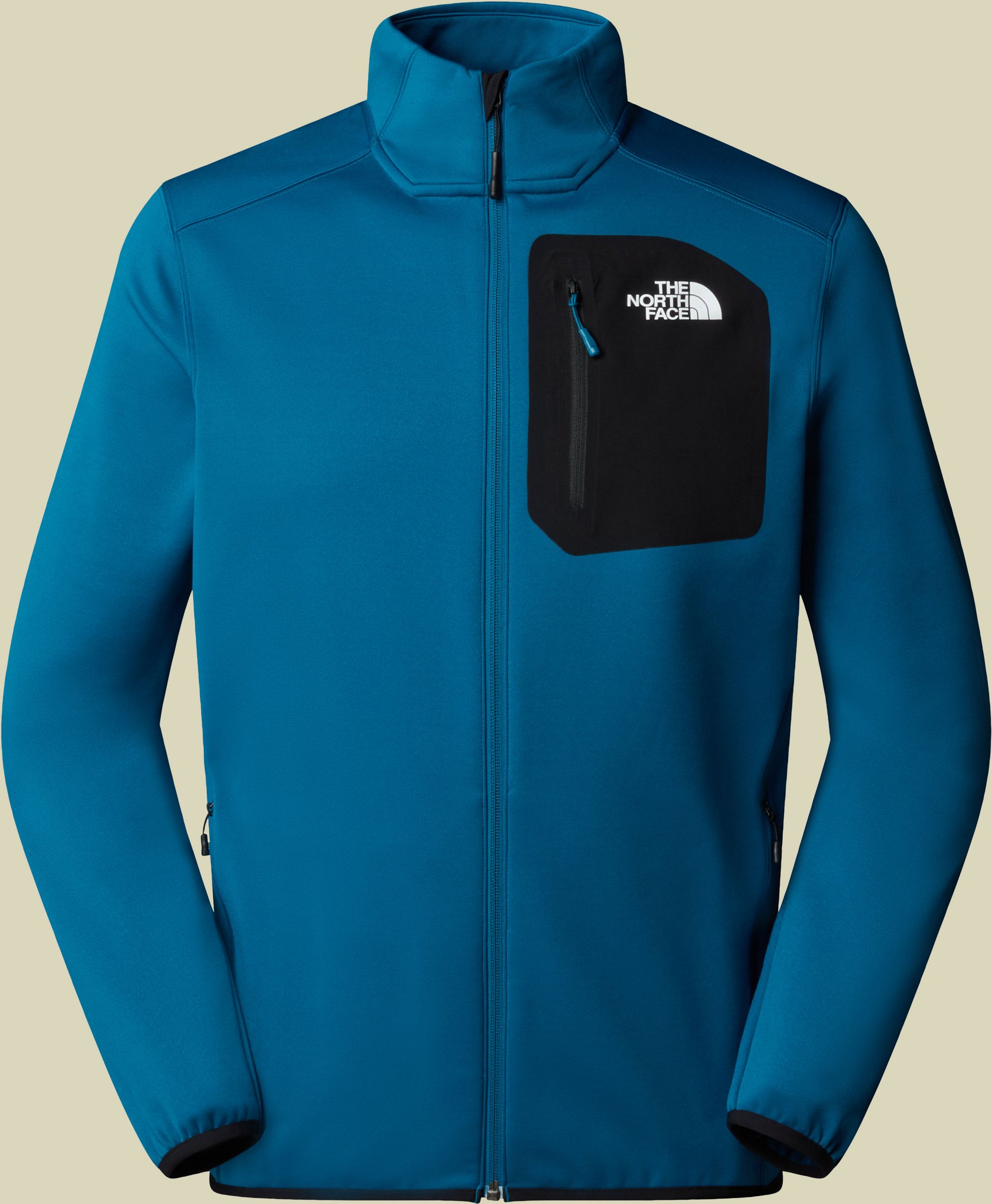Thumbnail - Crest Full Zip Men L blau II - mineral ink/TNF black
