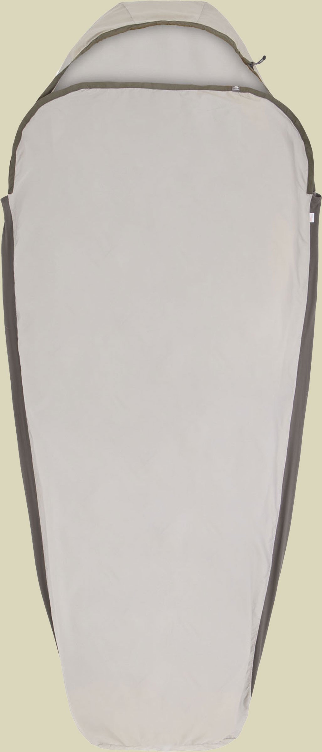 Silk Blend Sleeping Bag Liner mumienform comfort grau