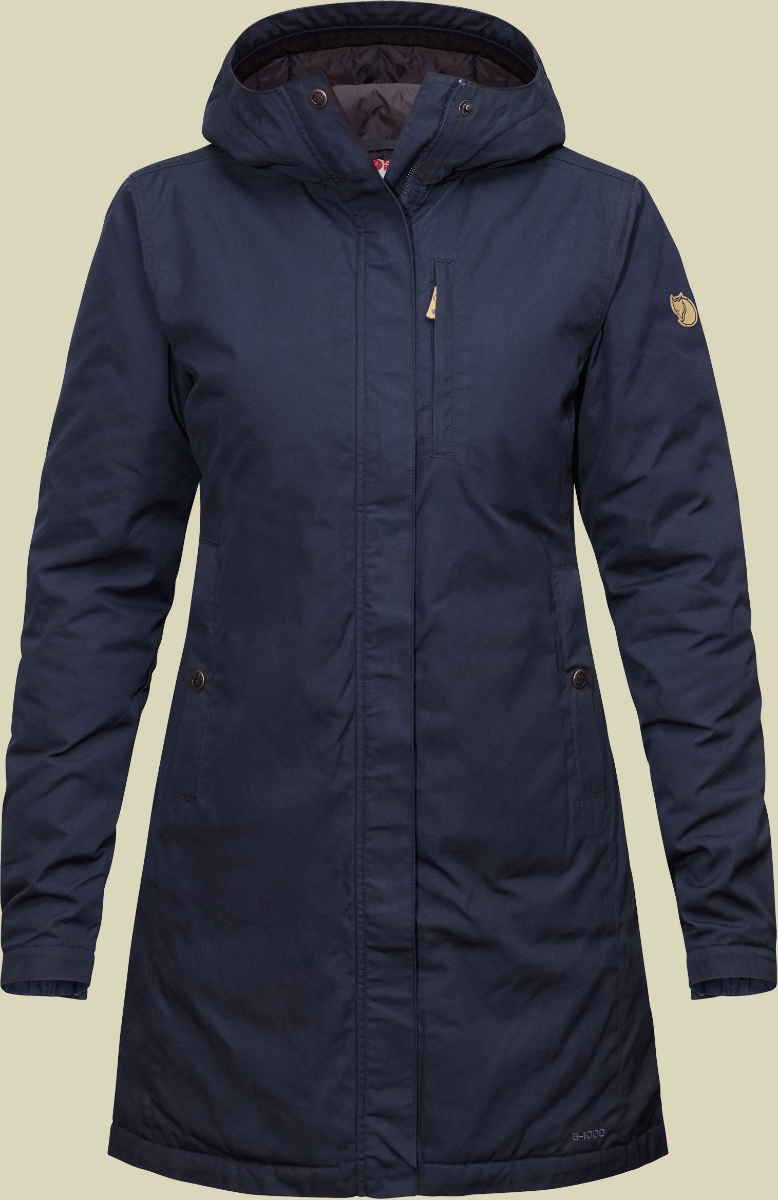 Kiruna Padded Parka Women Größe L Farbe dark navy