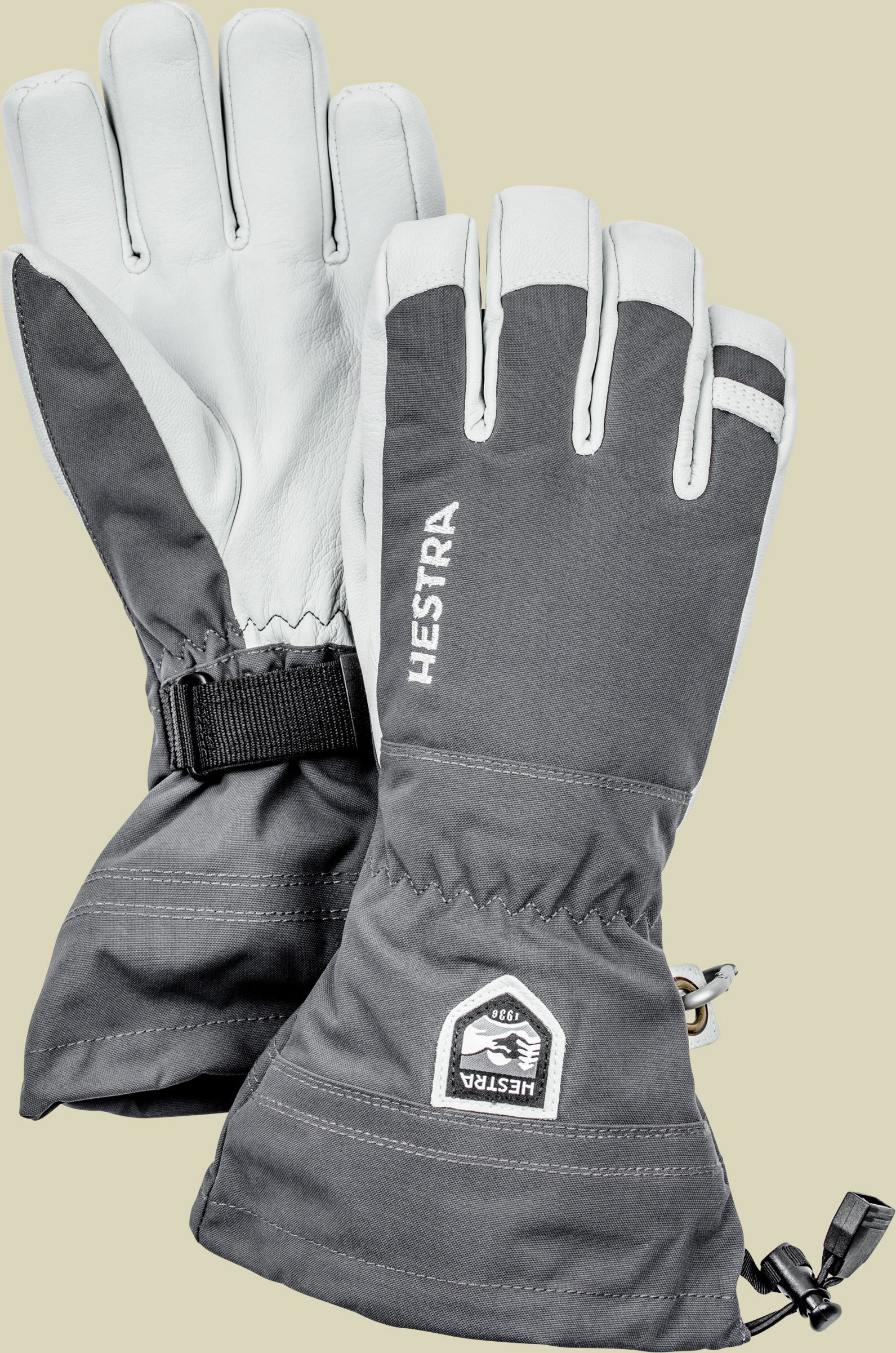 Army Leather Heli Ski Größe 11 Farbe grey