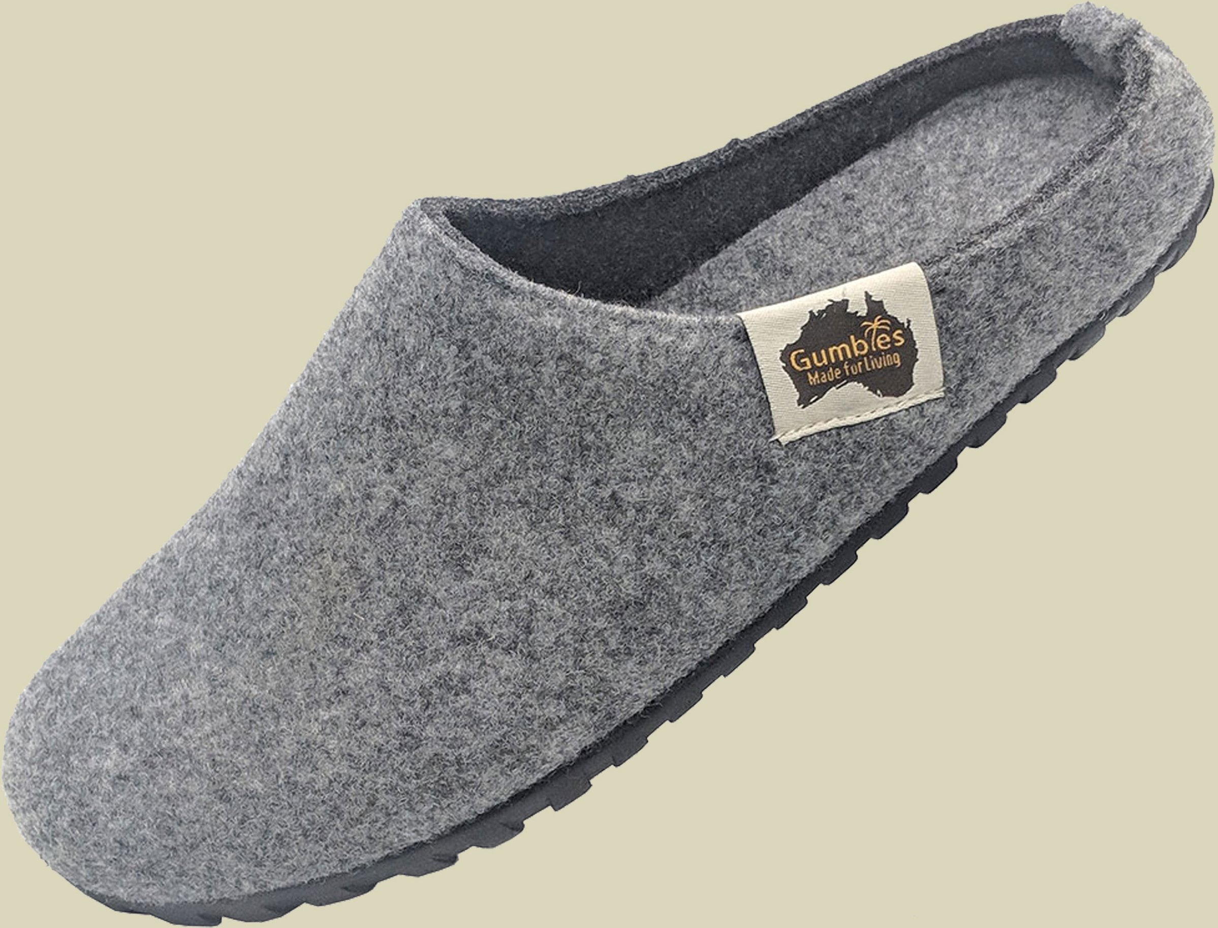 Outback Slipper Men/Women Größe 39 Farbe grey/charcoal