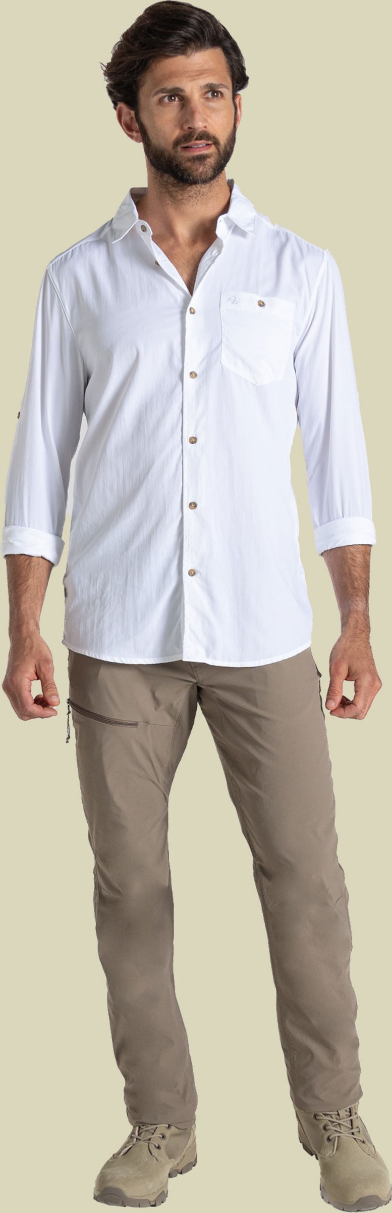 NosiLife Nuoro Long Sleeved Shirt II Men L weiß - white