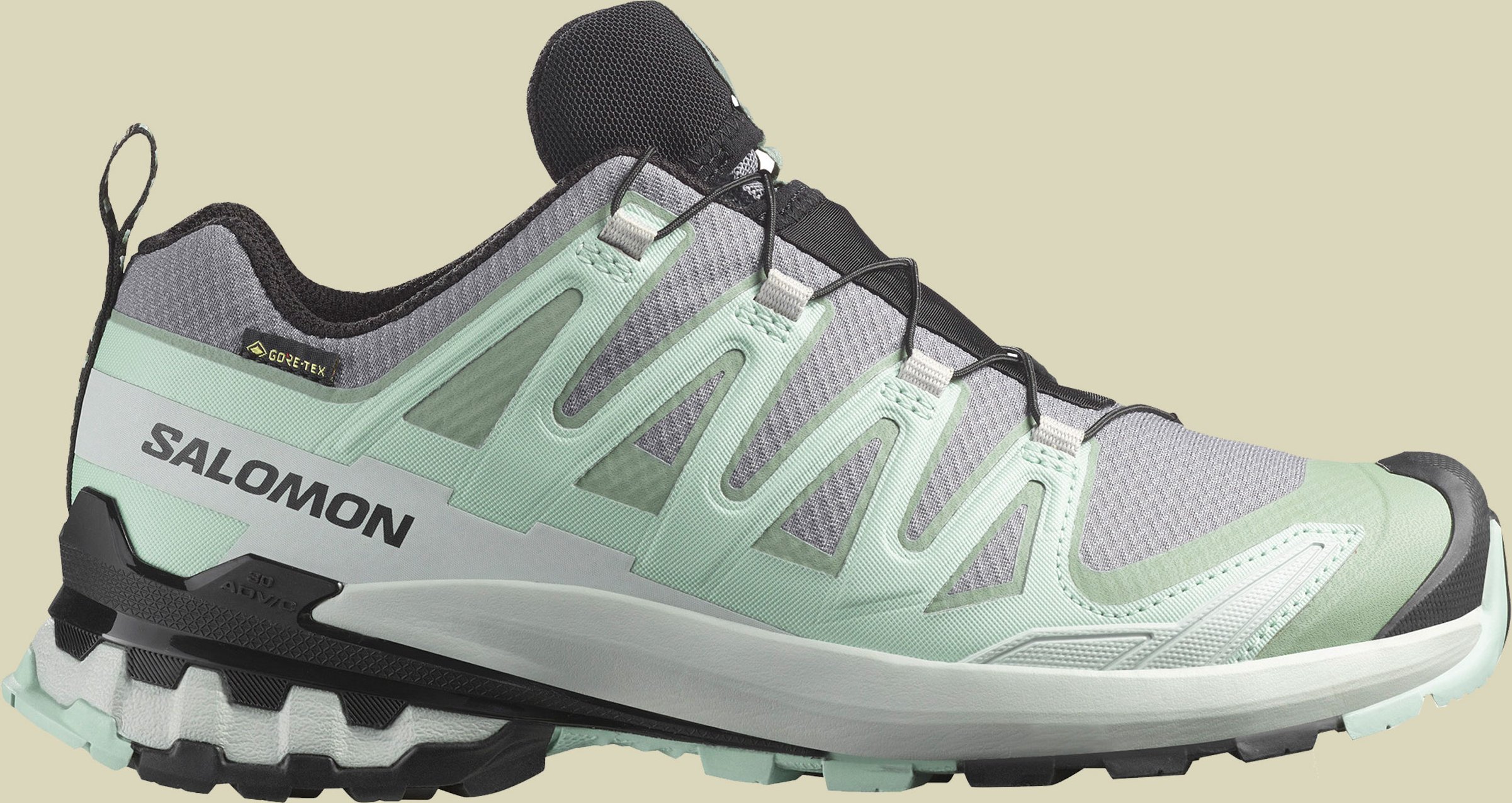 XA PRO 3D V9 GTX Women mehrfarbig 2 UK 8 - Farbe quiet shade/lily pad/blue haze