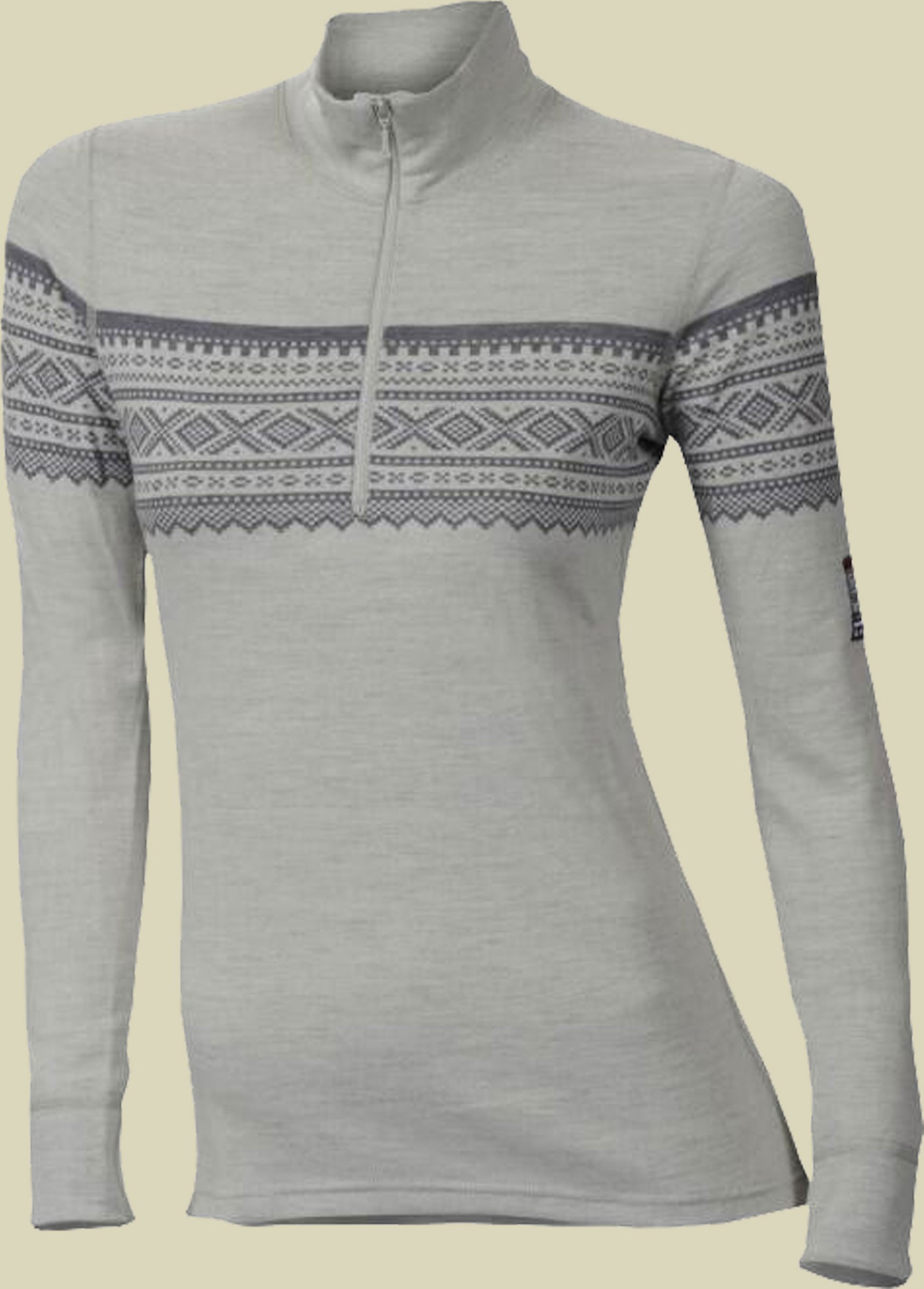 Thumbnail - DesignWool Marius Mockneck Women weiß S - grafjell