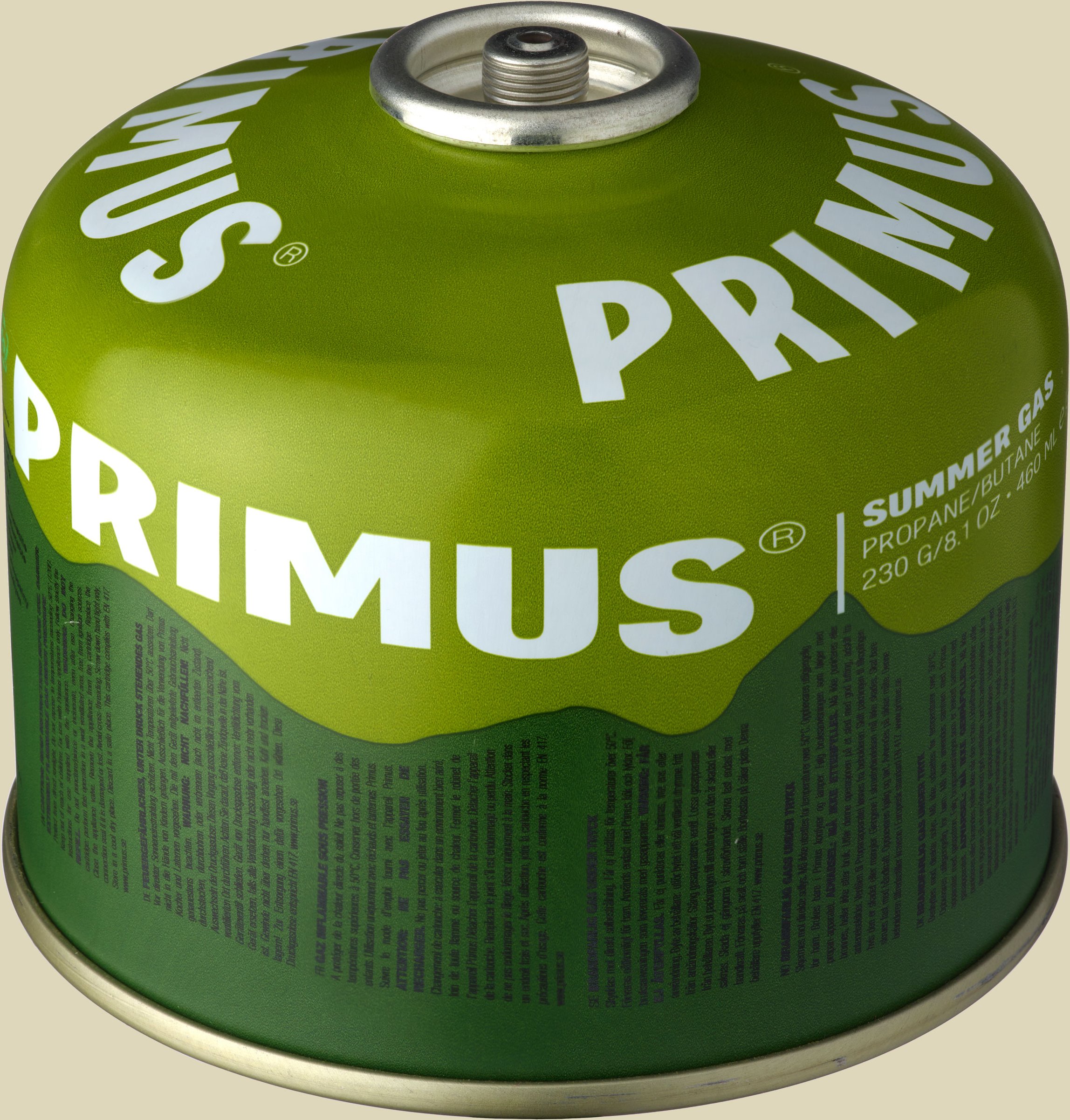 Summer Gas 230g Gaskartusche mit Sicherheitsventil