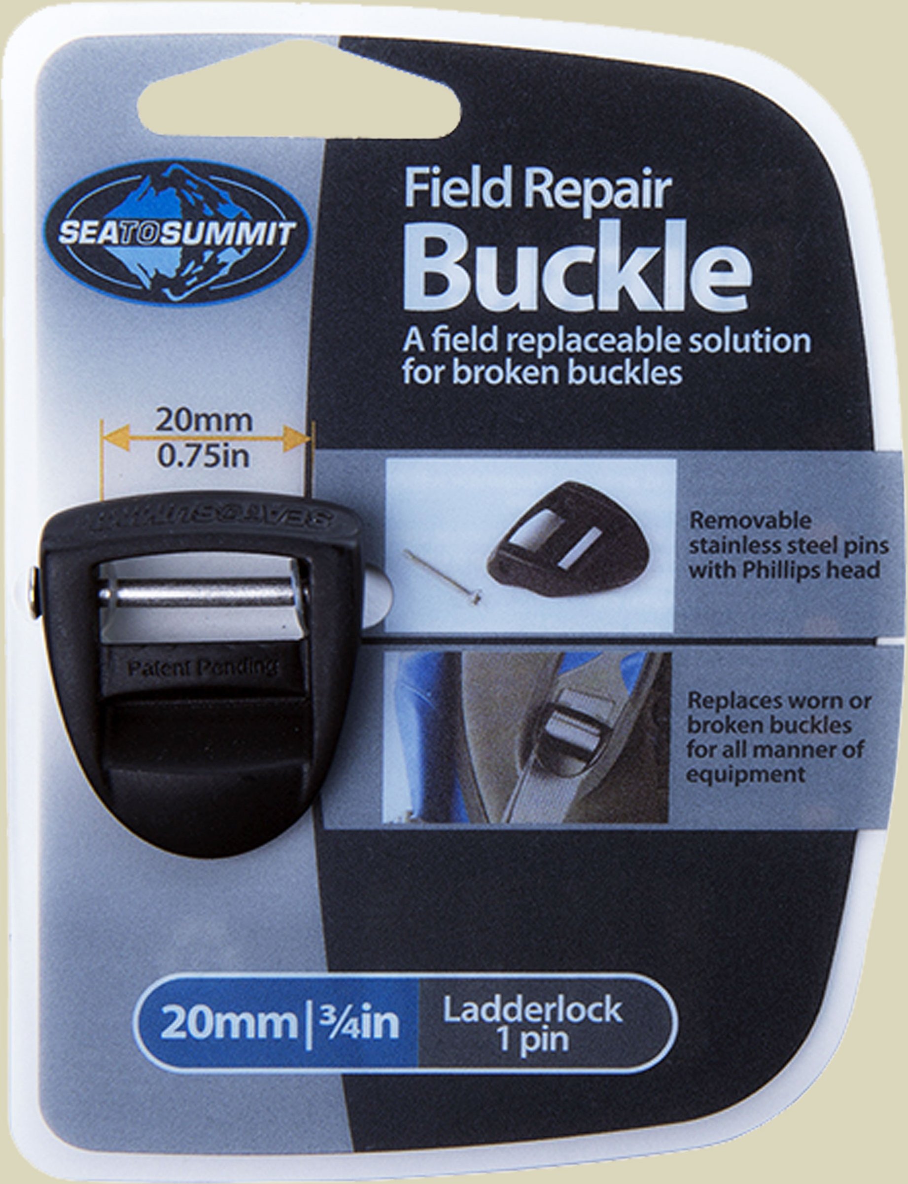 Field Repair Buckle Ladderlock 20 mm