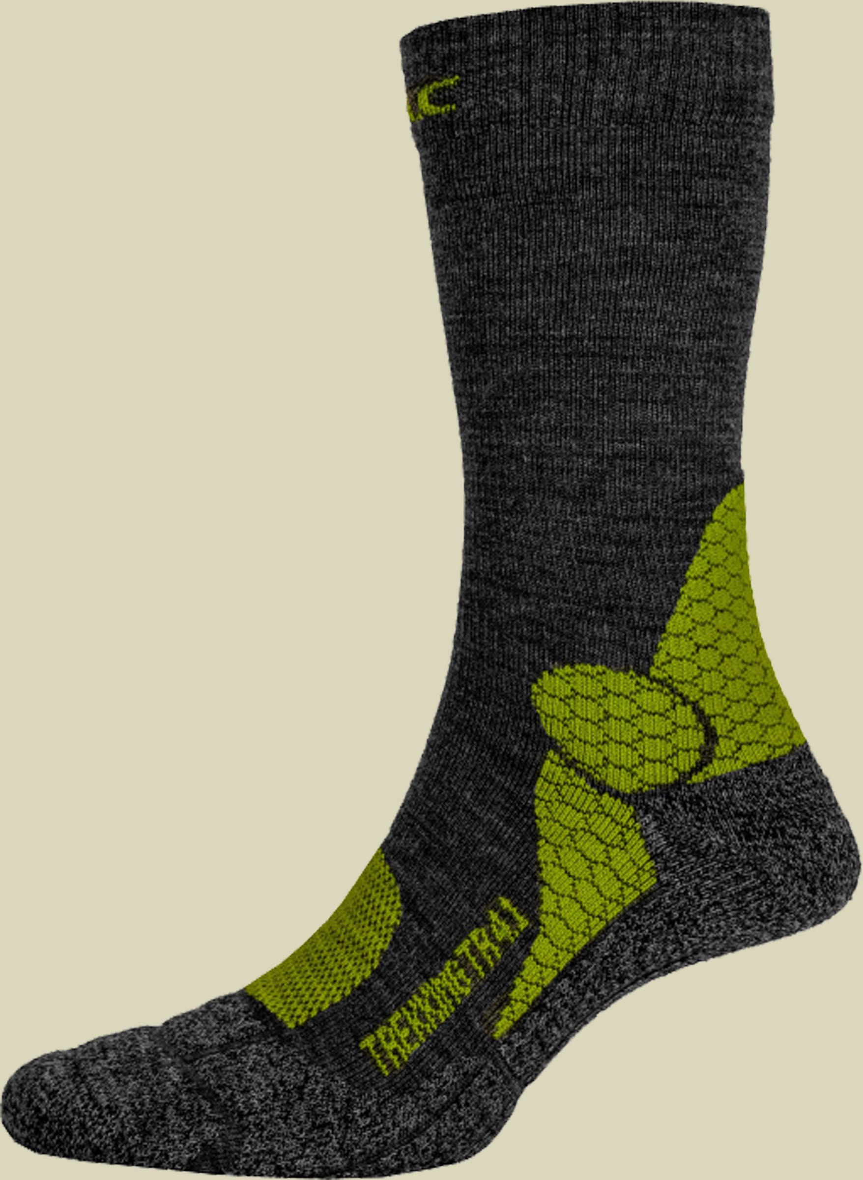 P.A.C. TR 4.1 Trekking Merino Compression Pro Men 44-47 grau - anthracite-forest