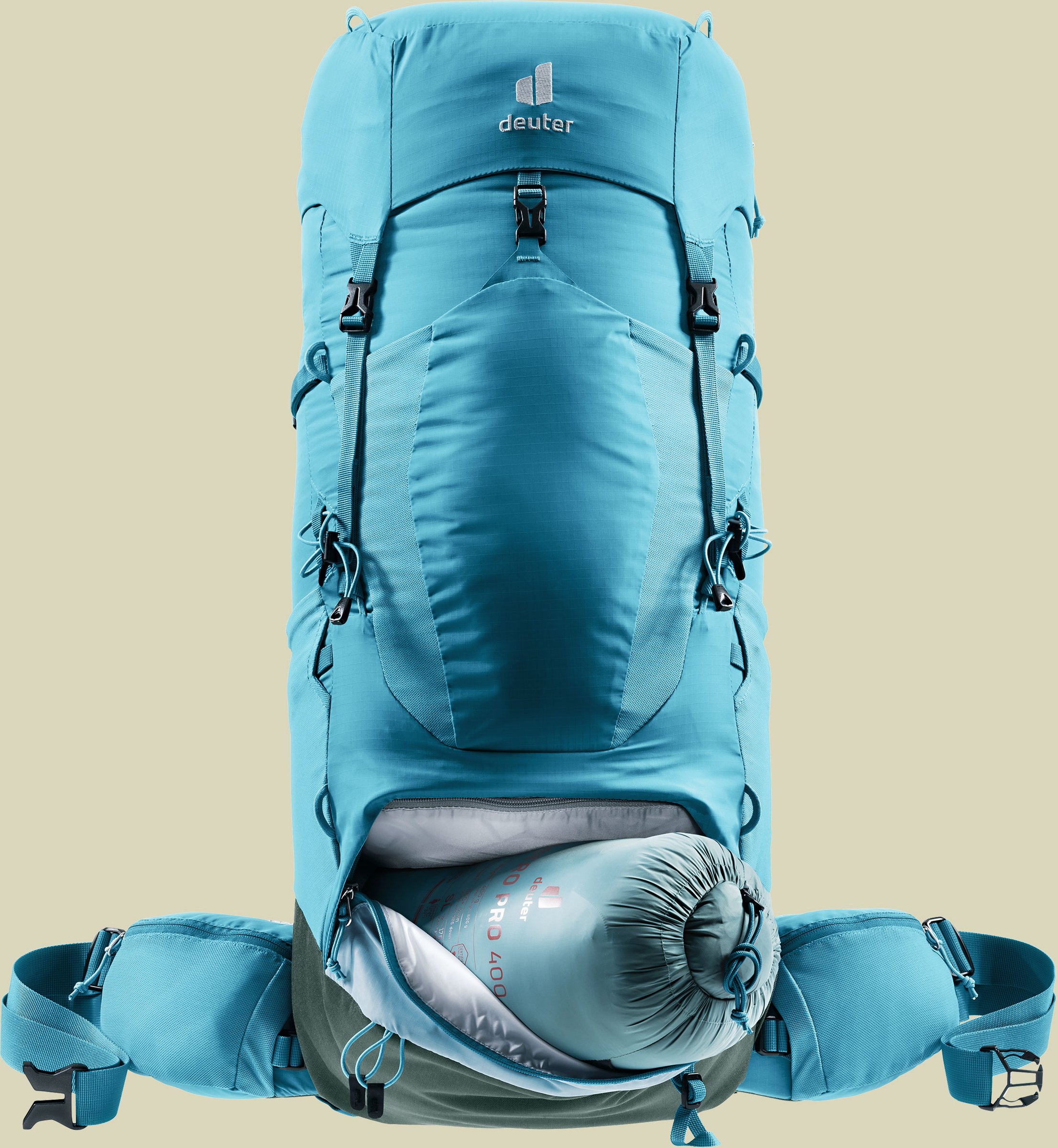 Aircontact Lite 45 + 10 SL Women Volumen 45 L + 10 L Farbe lagoon-ivy