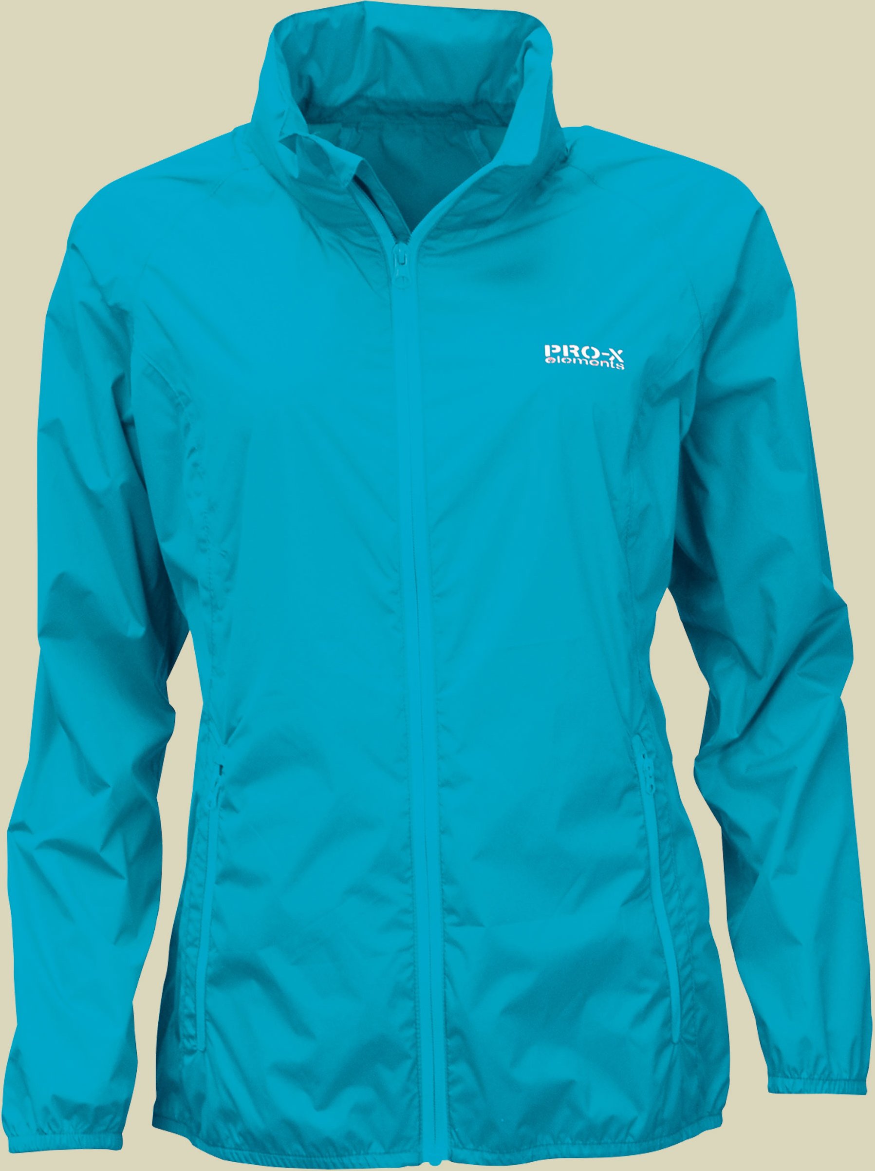 Thumbnail - Regenjacke PACKable Women türkis 40 - neon türkis