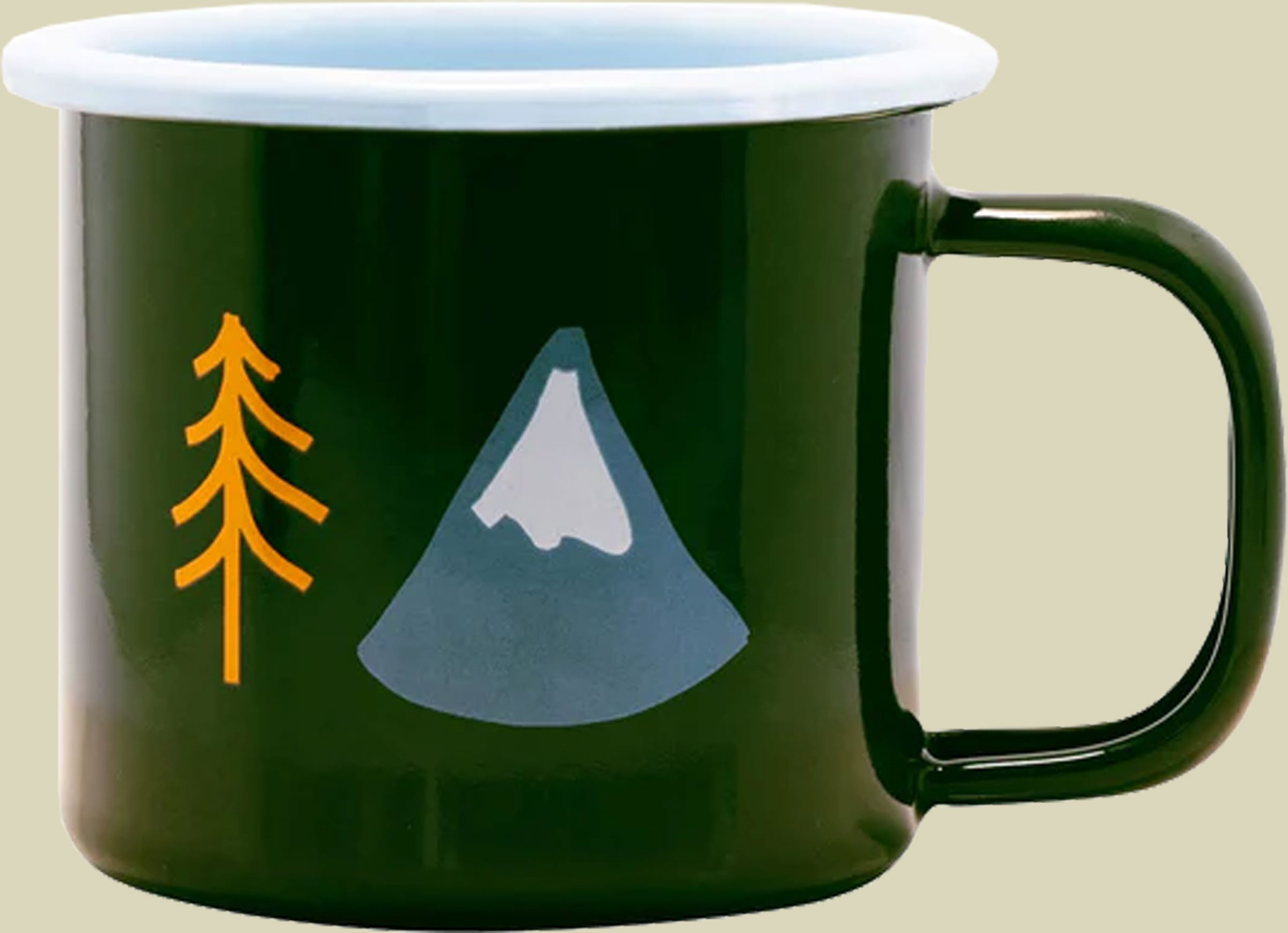 Emaille Becher Wald 250 ml