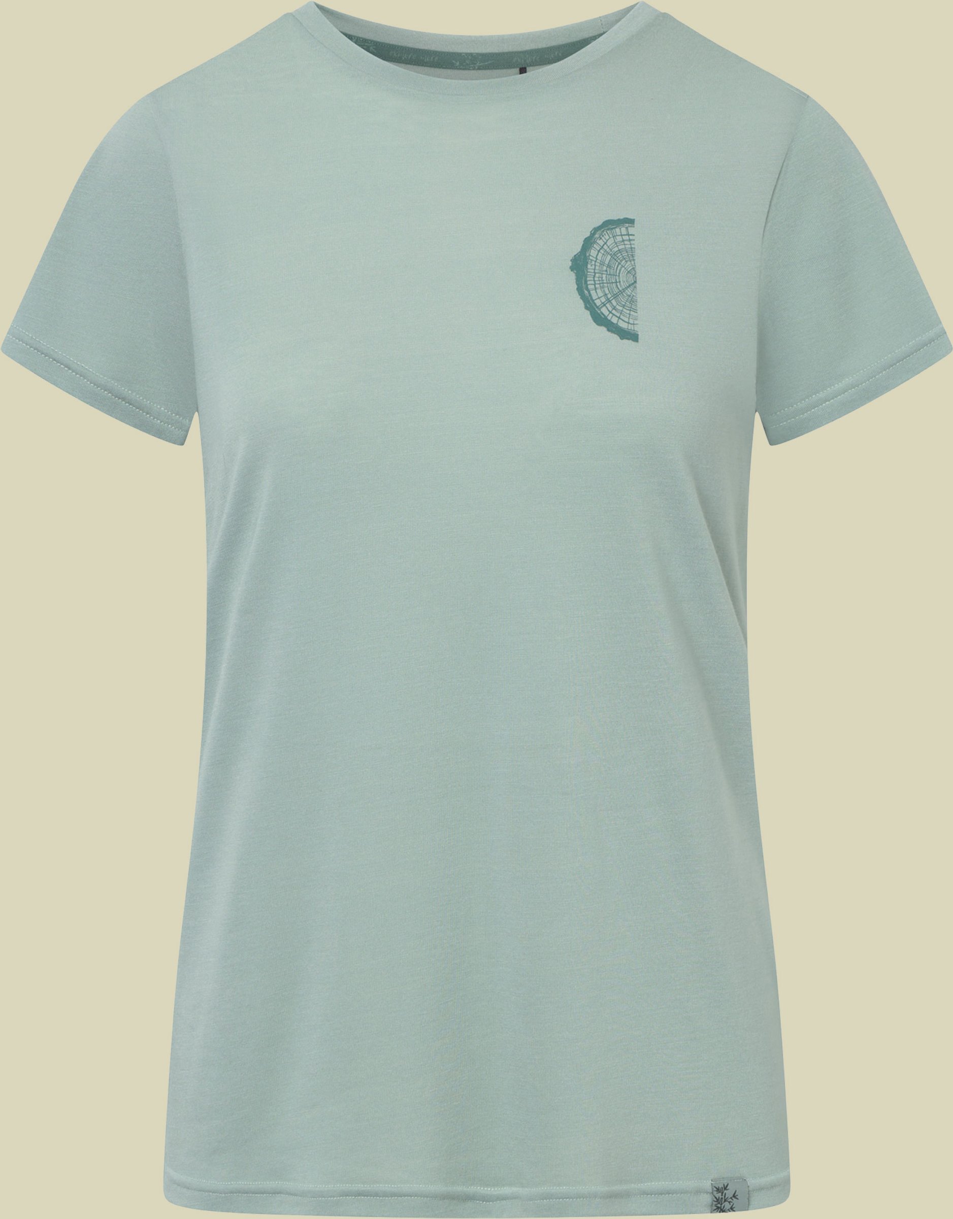 T-Shirt Viking Rune Bamboo Women XL grün - green/turquise