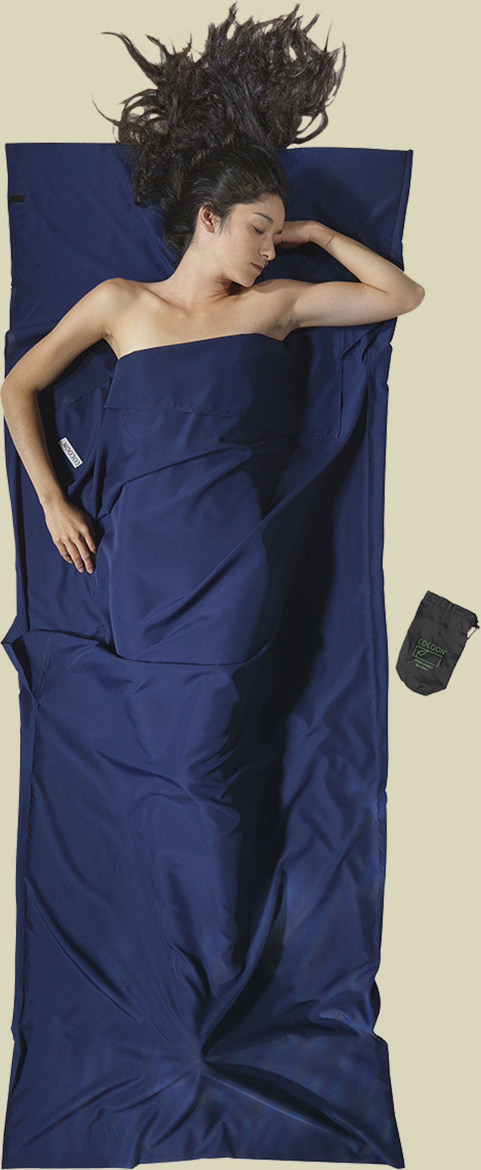 TravelSheet Microfiber Größe 220 x 90 cm Farbe twilight blue