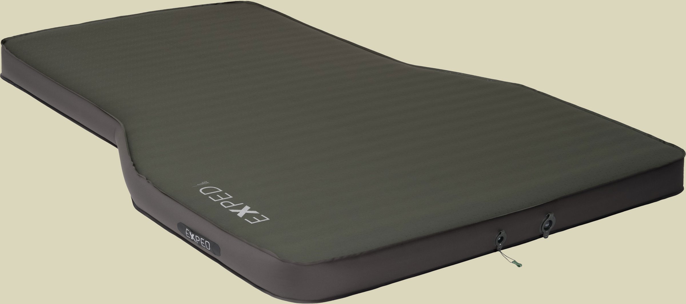 MegaMat AUTO Größe 197 x 104/132 x 10 cm Farbe moraine