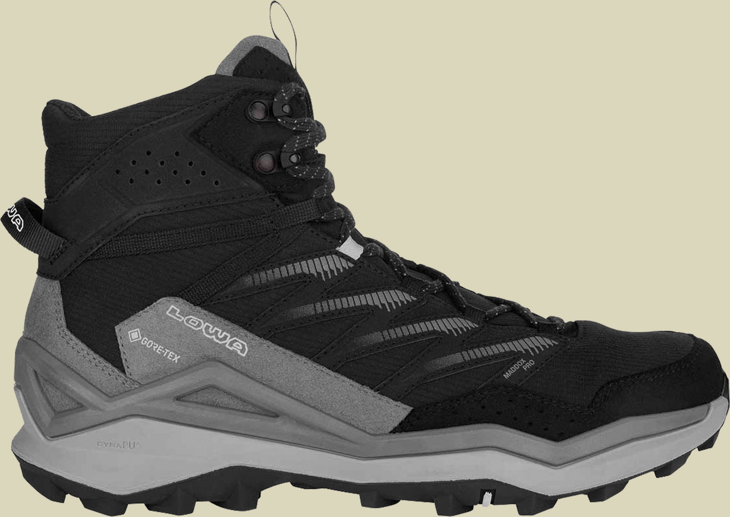 Maddox Pro GTX Mid Men UK 11,5 schwarz - schwarz/grau