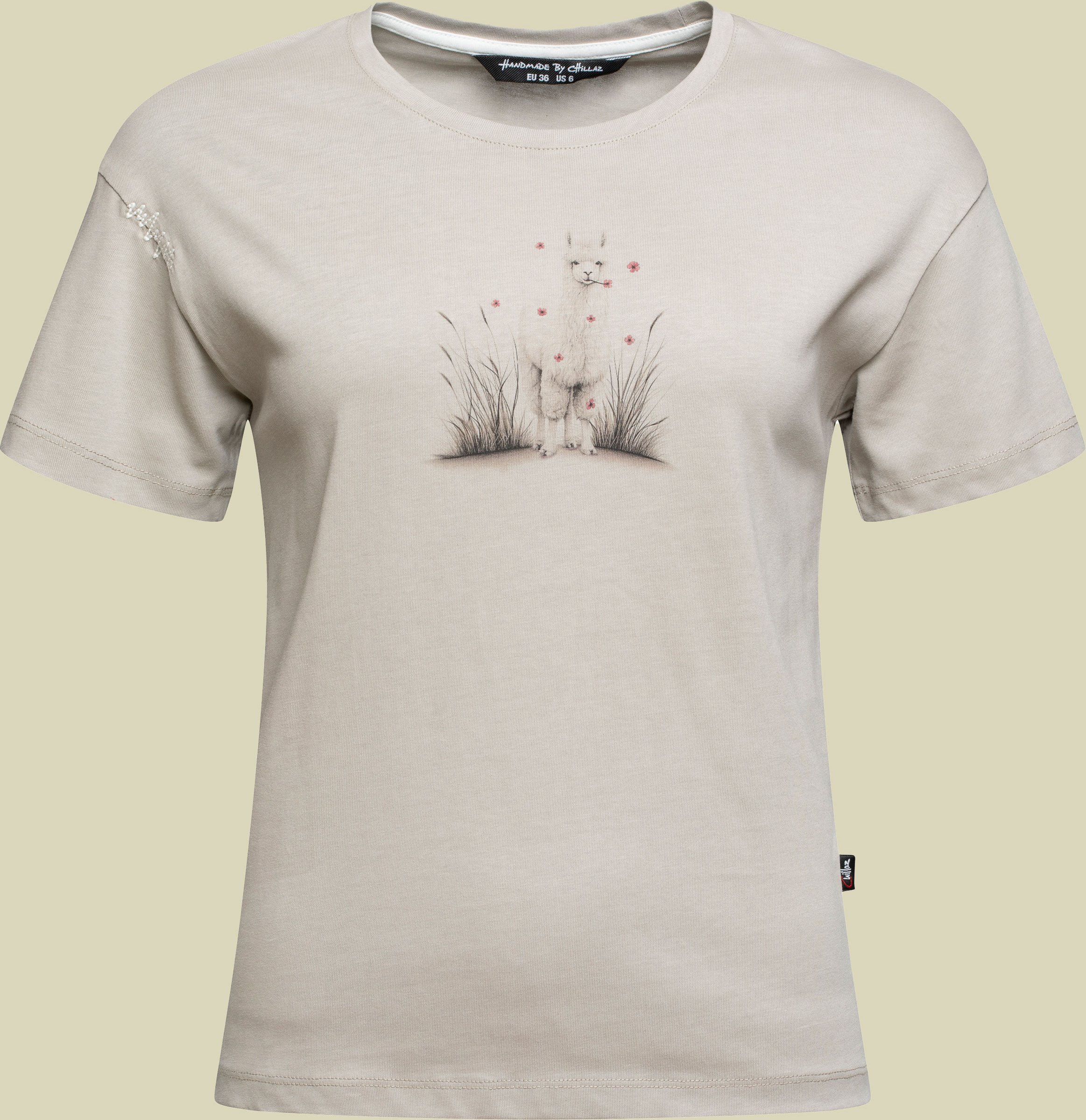 Leoben Alpaca Meadow T-Shirt Women 42 beige - beige