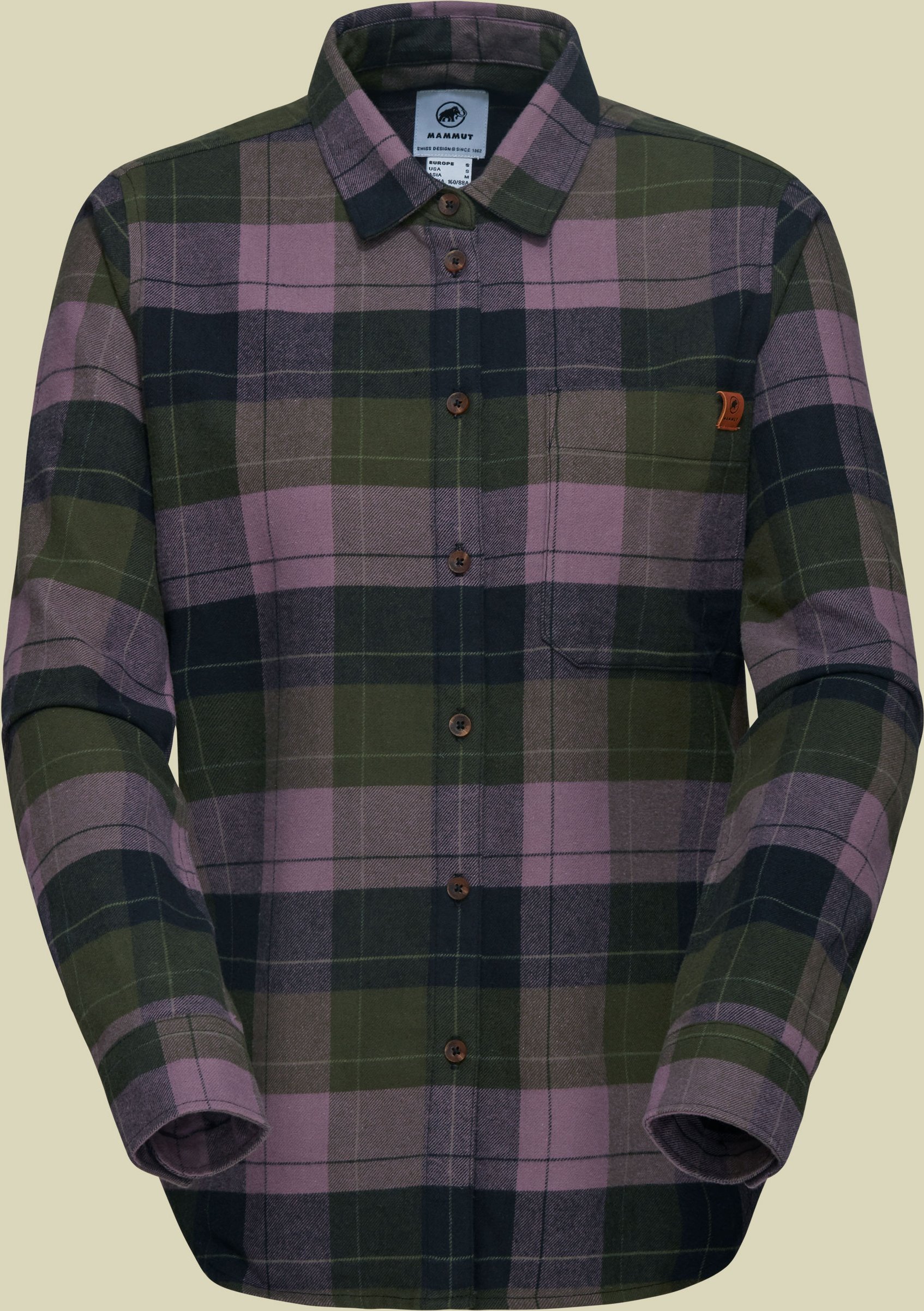 Trovat Longsleeve Shirt Women S schwarz - Farbe flux-dark marsh