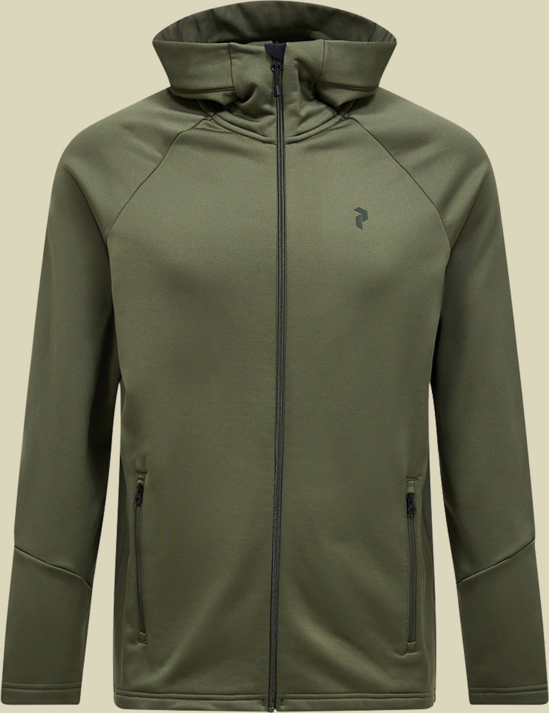 Thumbnail - Rider Essentials Zip Hood Men M grün - pine needle / pine needle