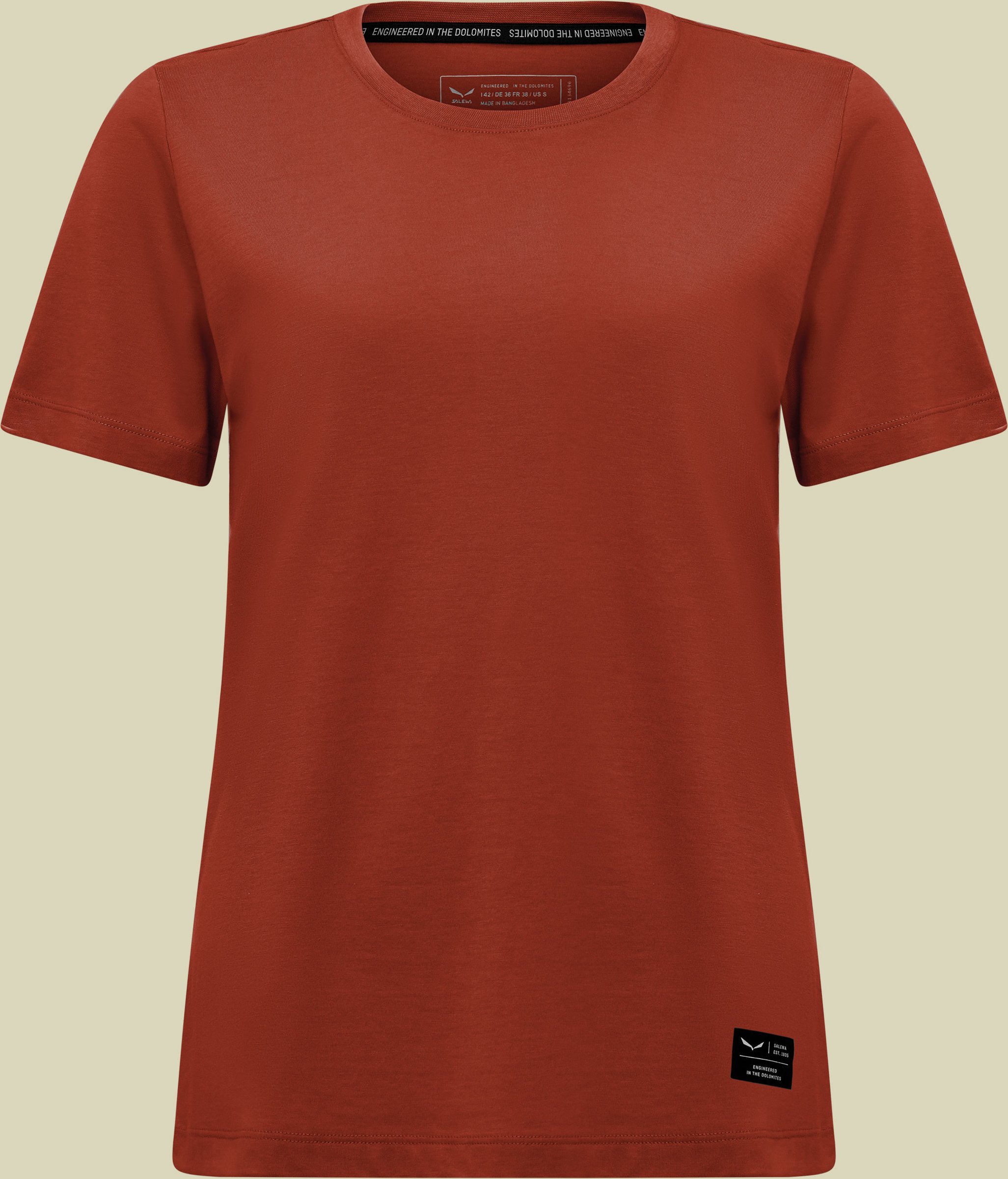 Eagle Logo Patch T-Shirt Women 38 orange - etruscan red