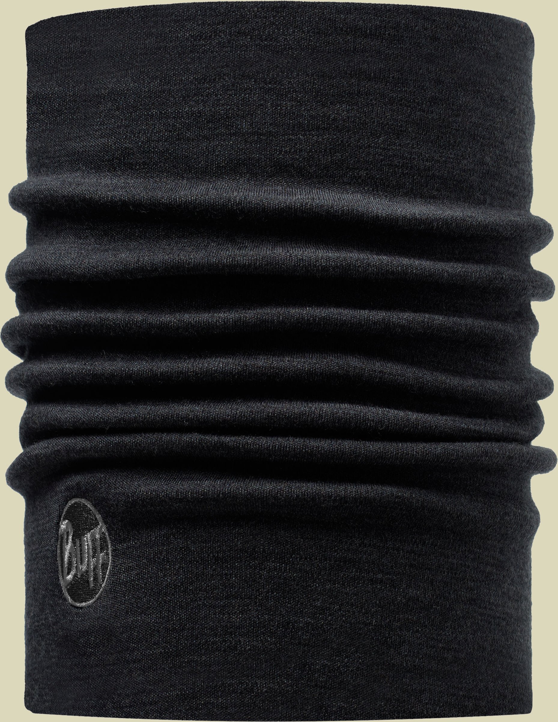 Heavyweight Merino Wool Neckwarmer one size Farbe solid black