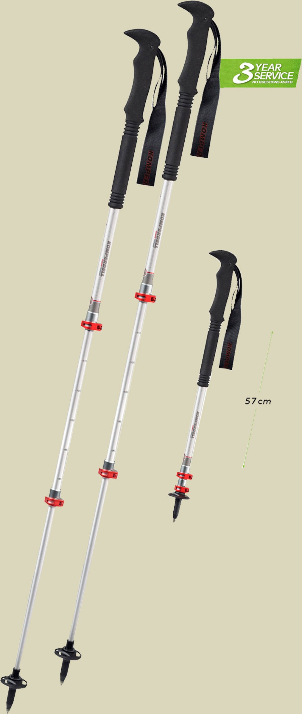 Explorer Compact Power Lock Farbe: silber/rot