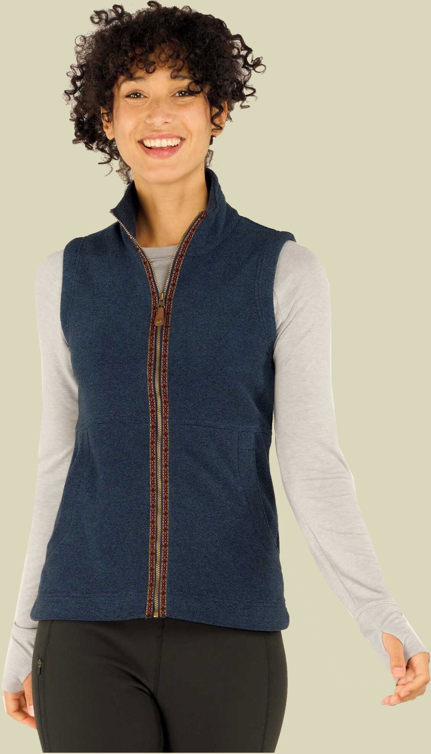 Rolpa Eco Vest Women Größe XL Farbe neelo blue
