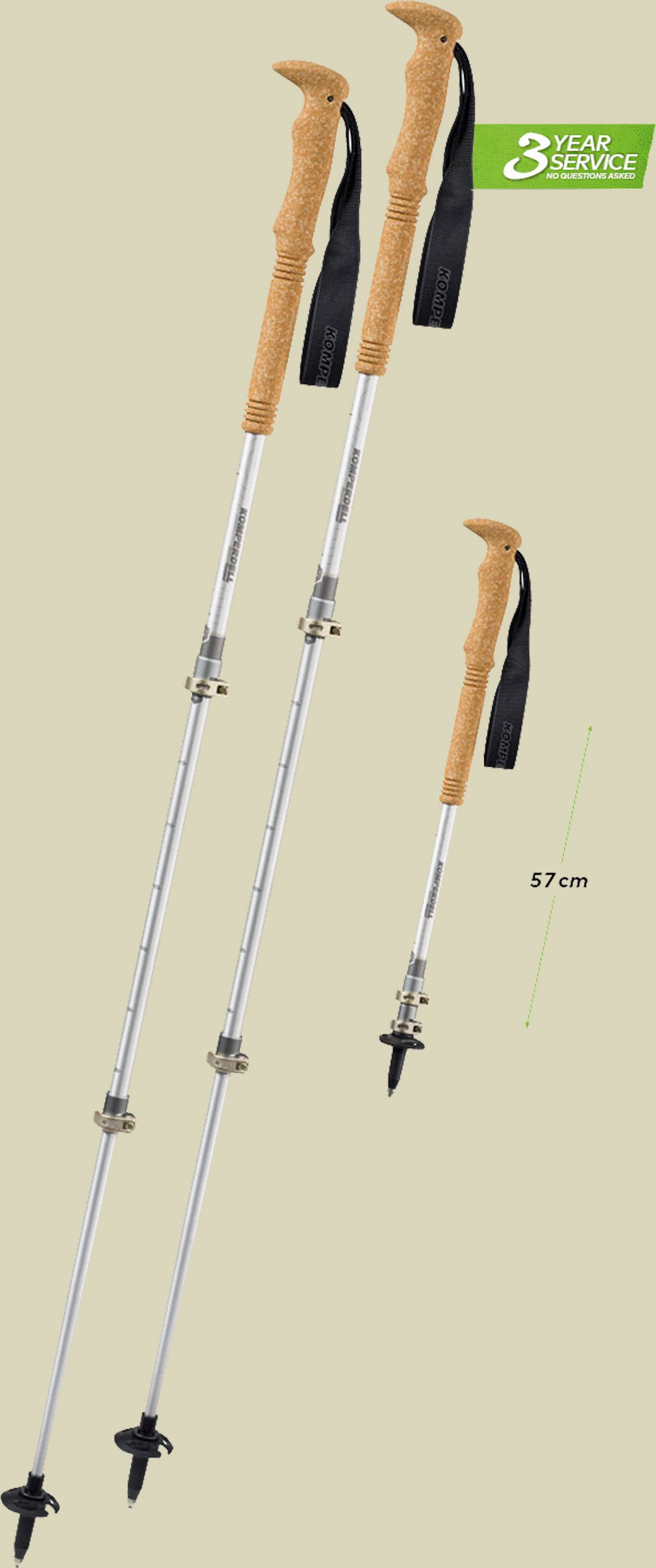 Explorer Compact Cork Farbe: silber/titan