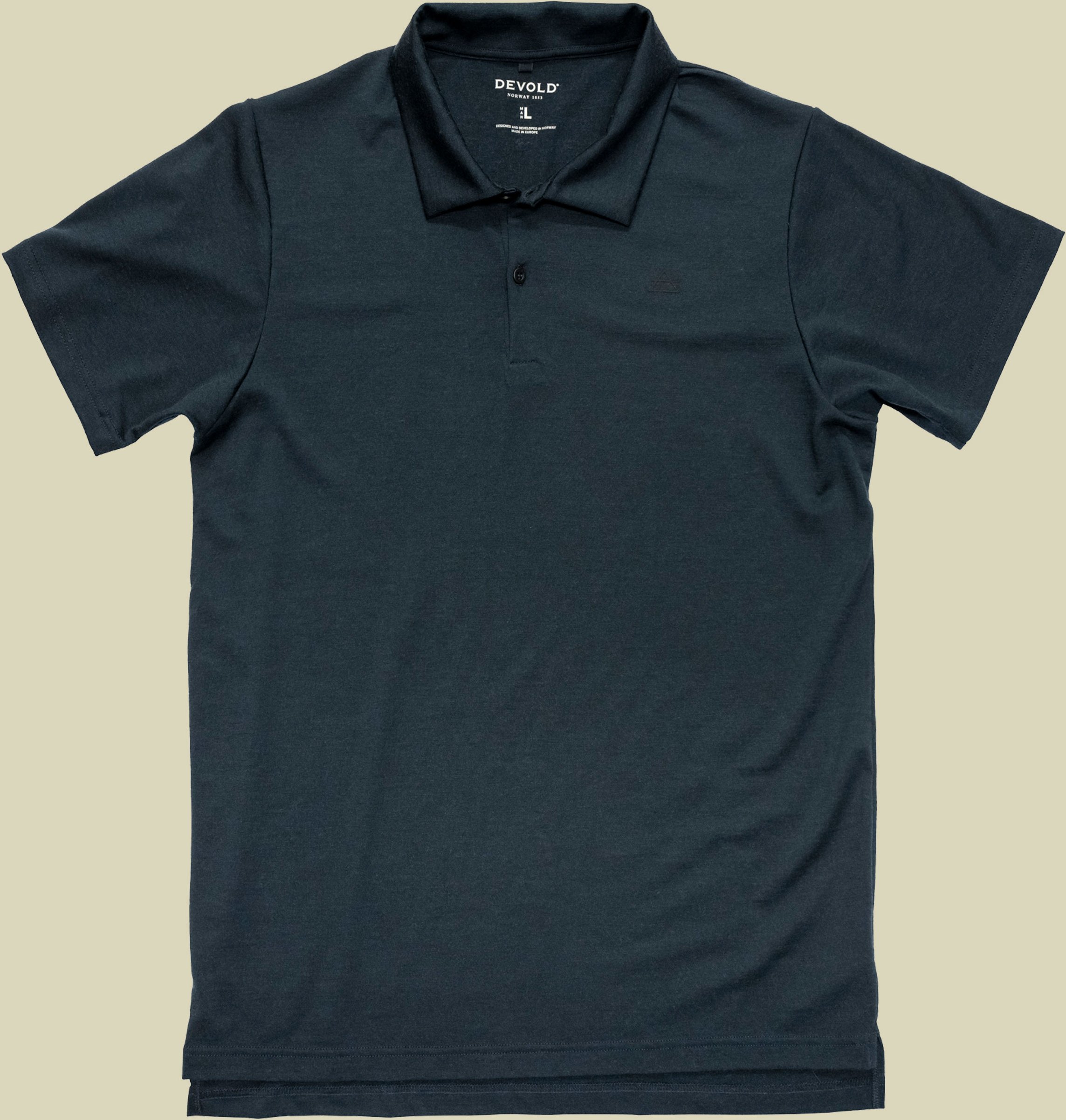 Premium Polo Man L schwarz - ink