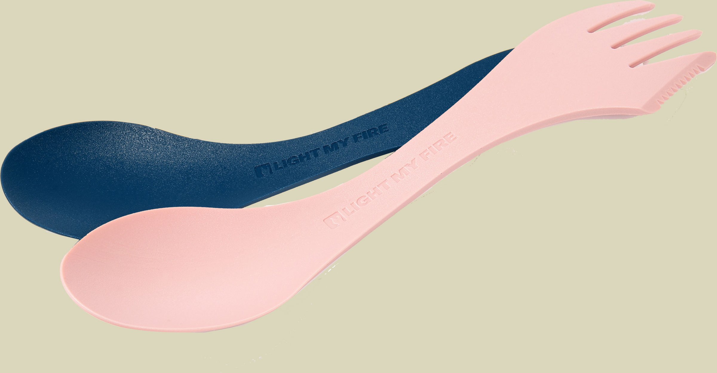 Swedish Spork original 2-pack one size mehrfarbig - hazyblue/dustypink