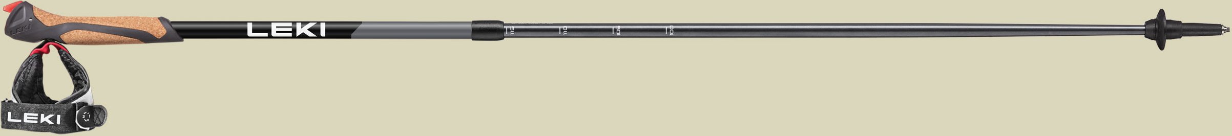 Spin Länge 100 - 130 cm Farbe black-silvergrey-white