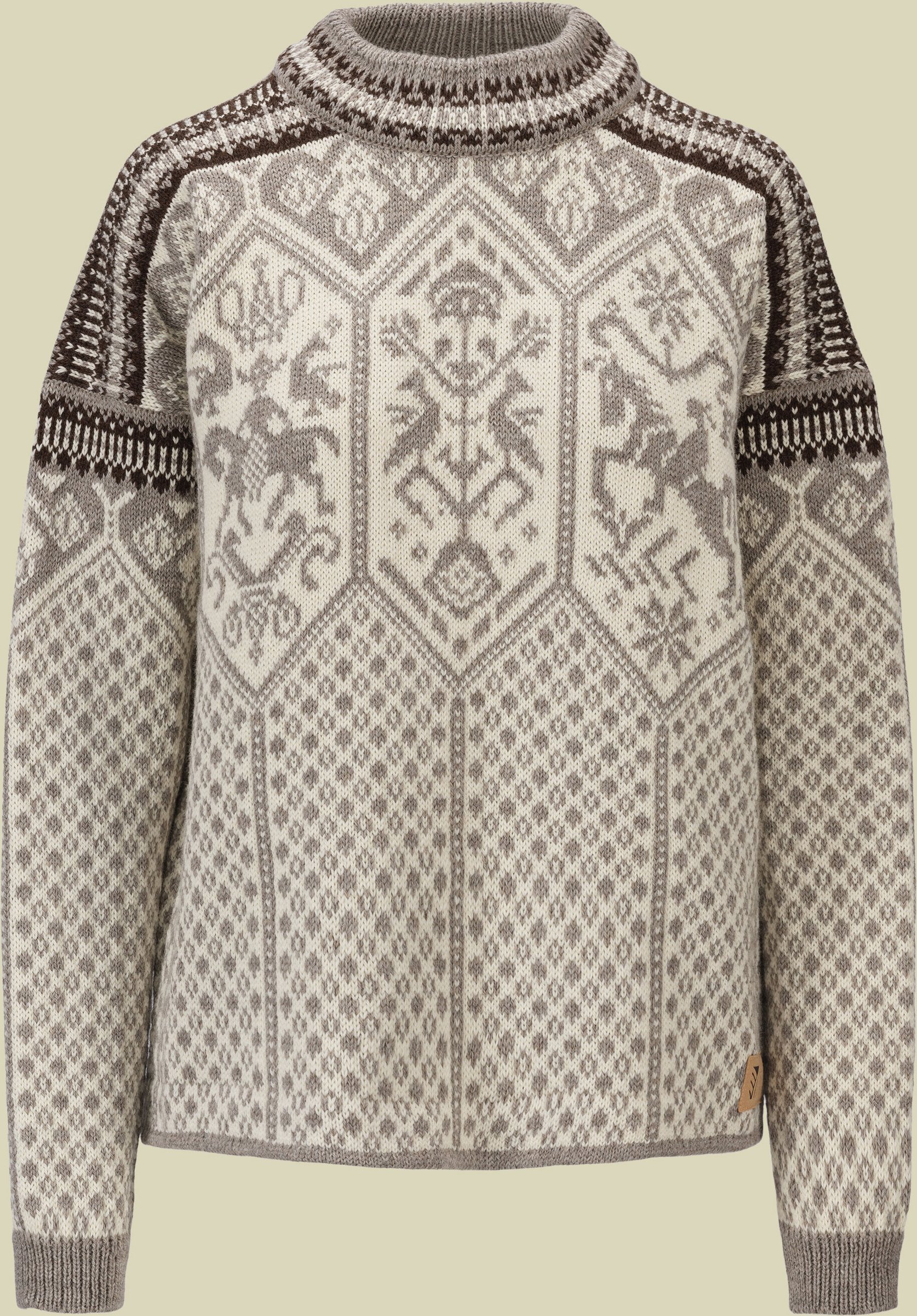 1994 Sweater Women beige M - vanilla sugar/natural white/coffee