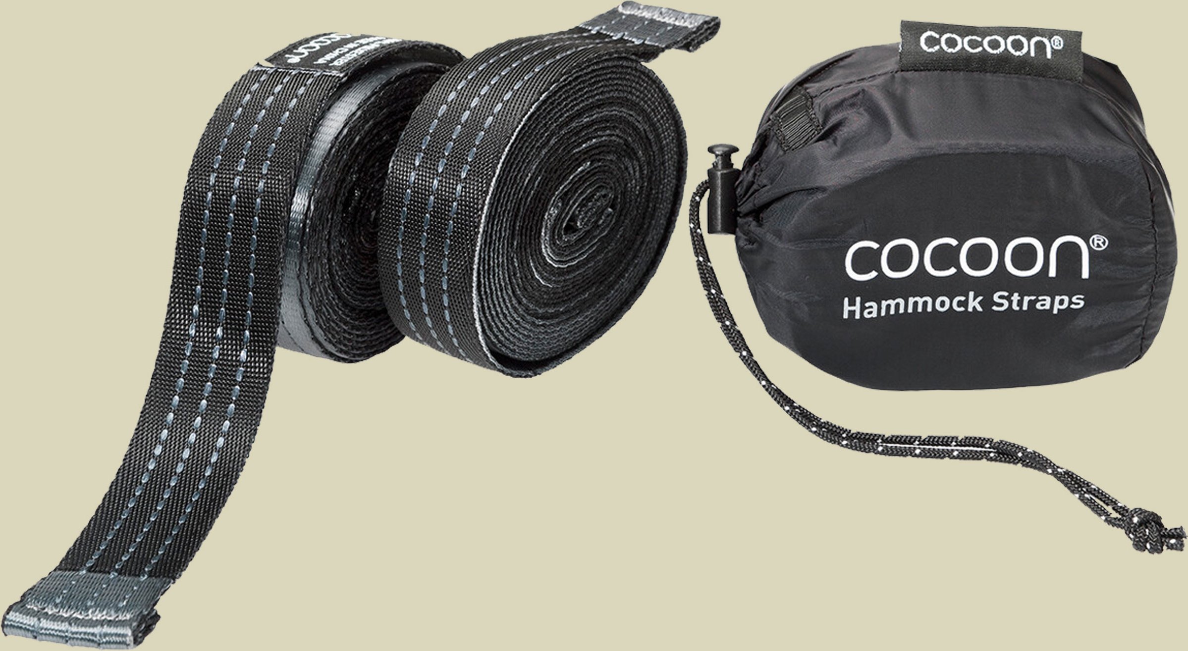 Hammock Tree Straps Farbe: black/grey