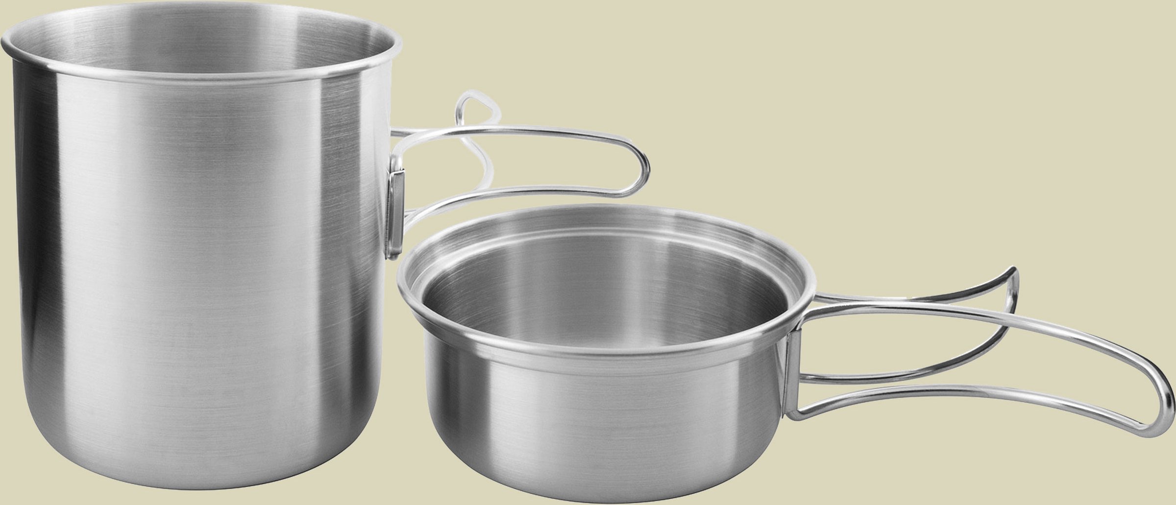 Handle Mug 600 Set Bechervolumen 600 ml Farbe edelstahl