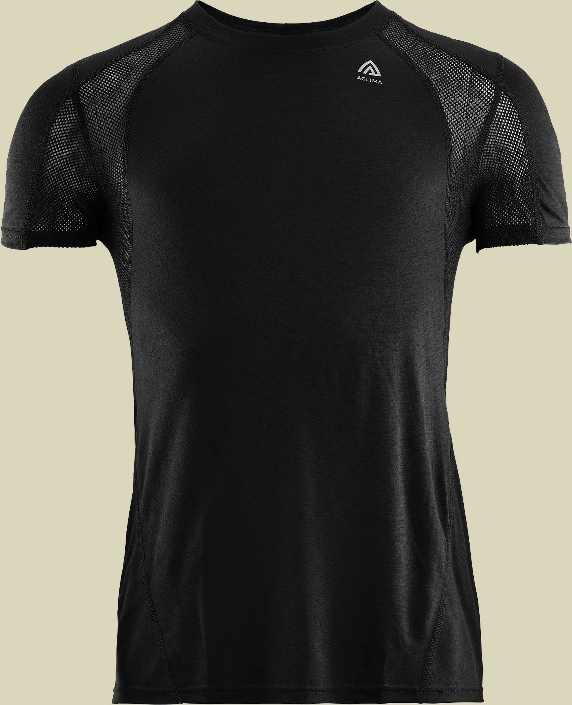 LightWool Sports T-Shirt Men schwarz L - jet black